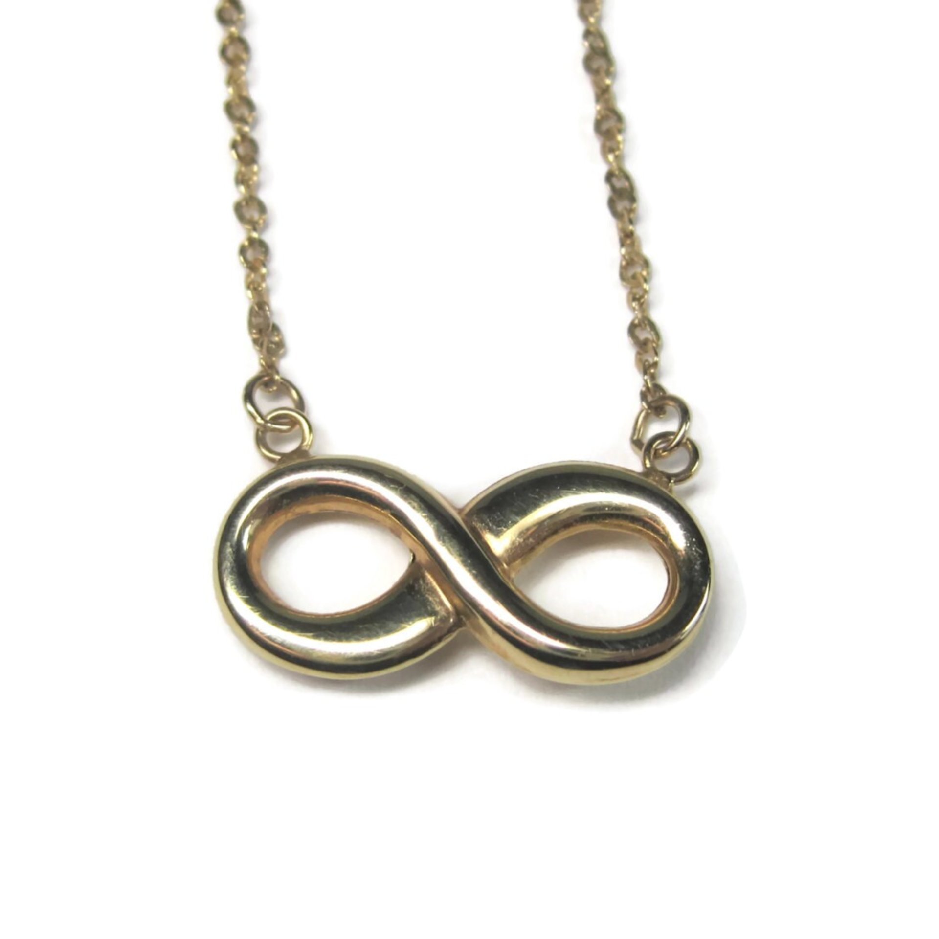 Estate 10K Infinity Necklace 16 Inches