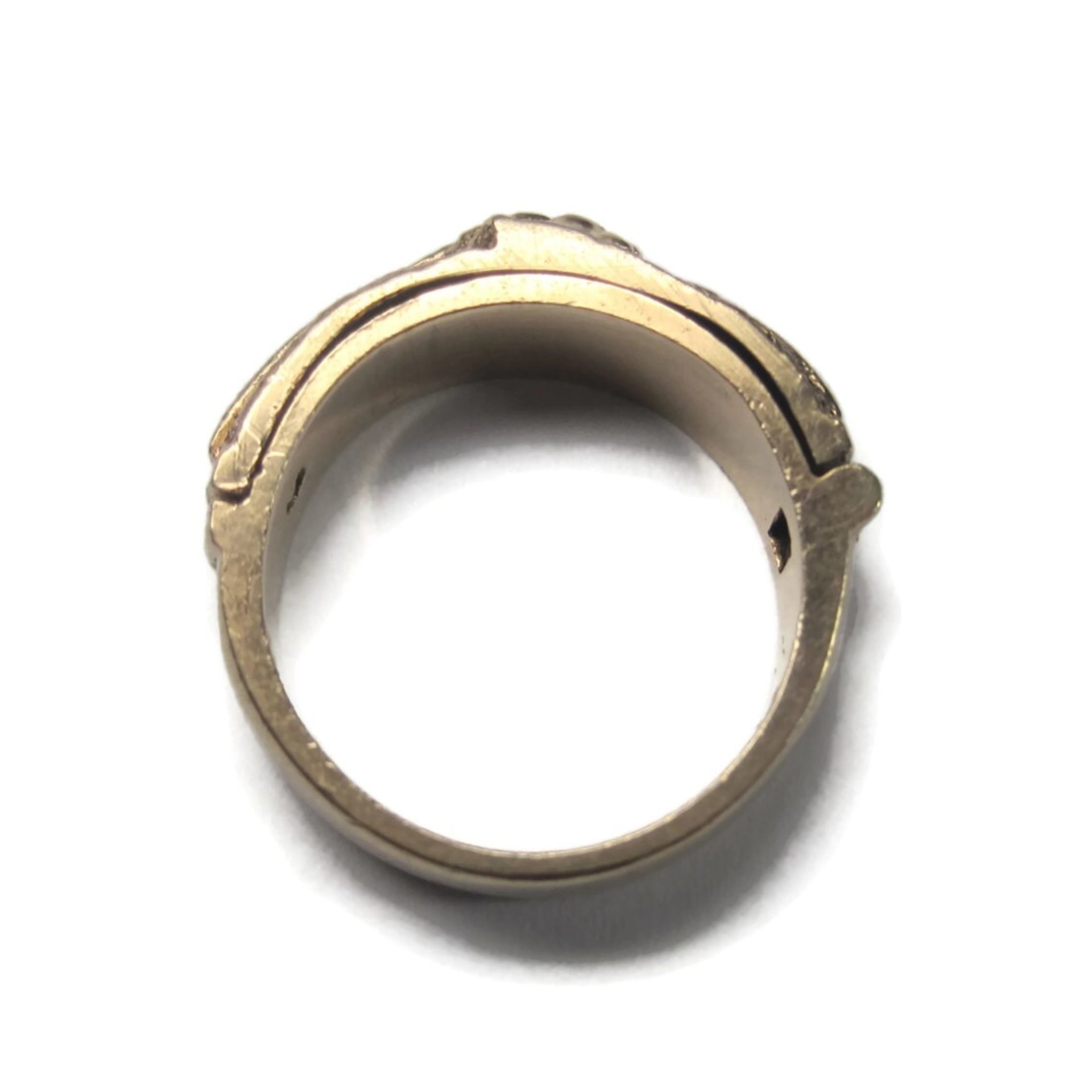 Antique 14K Love Knot Band Ring Size 7 New Old Stock