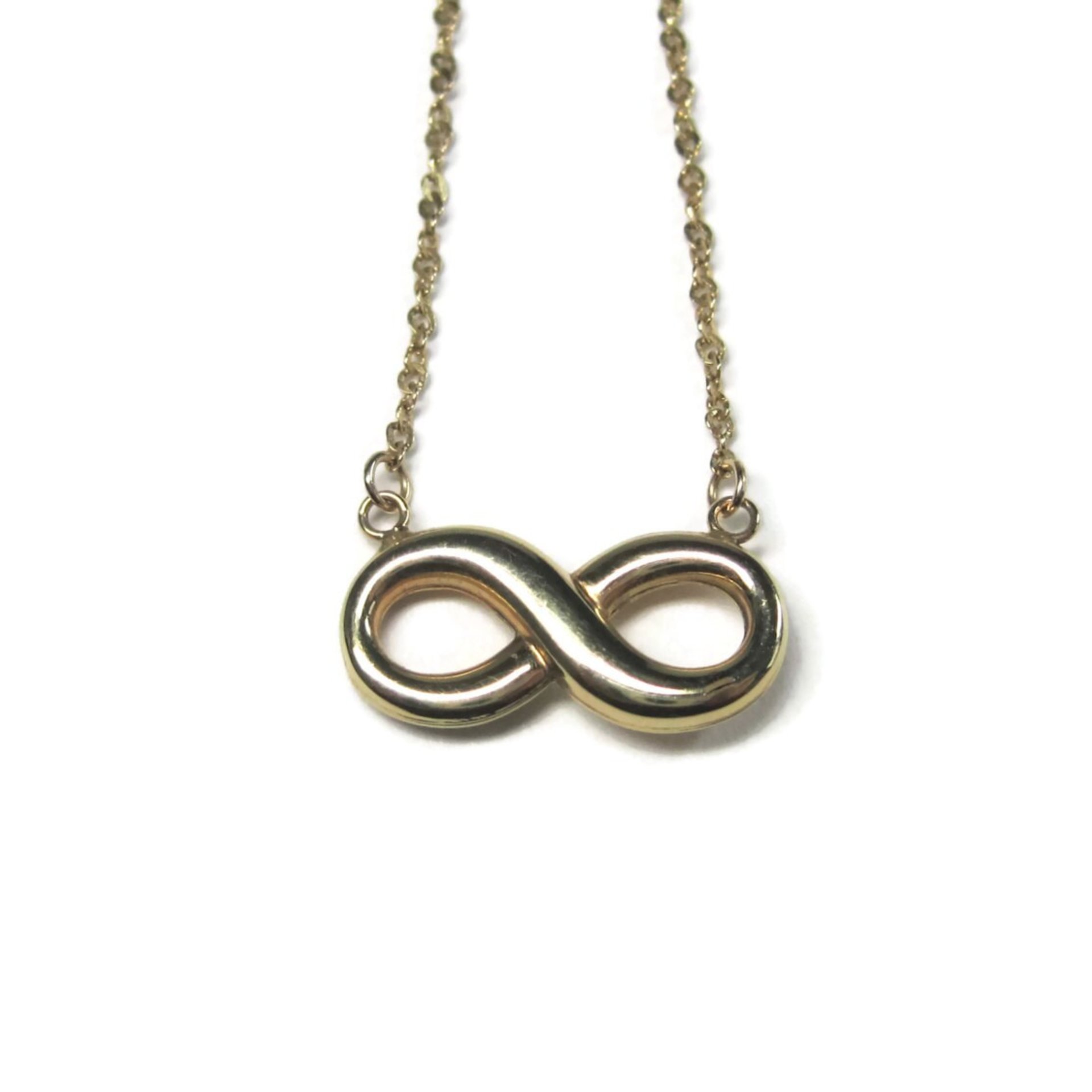 Estate 10K Infinity Necklace 16 Inches