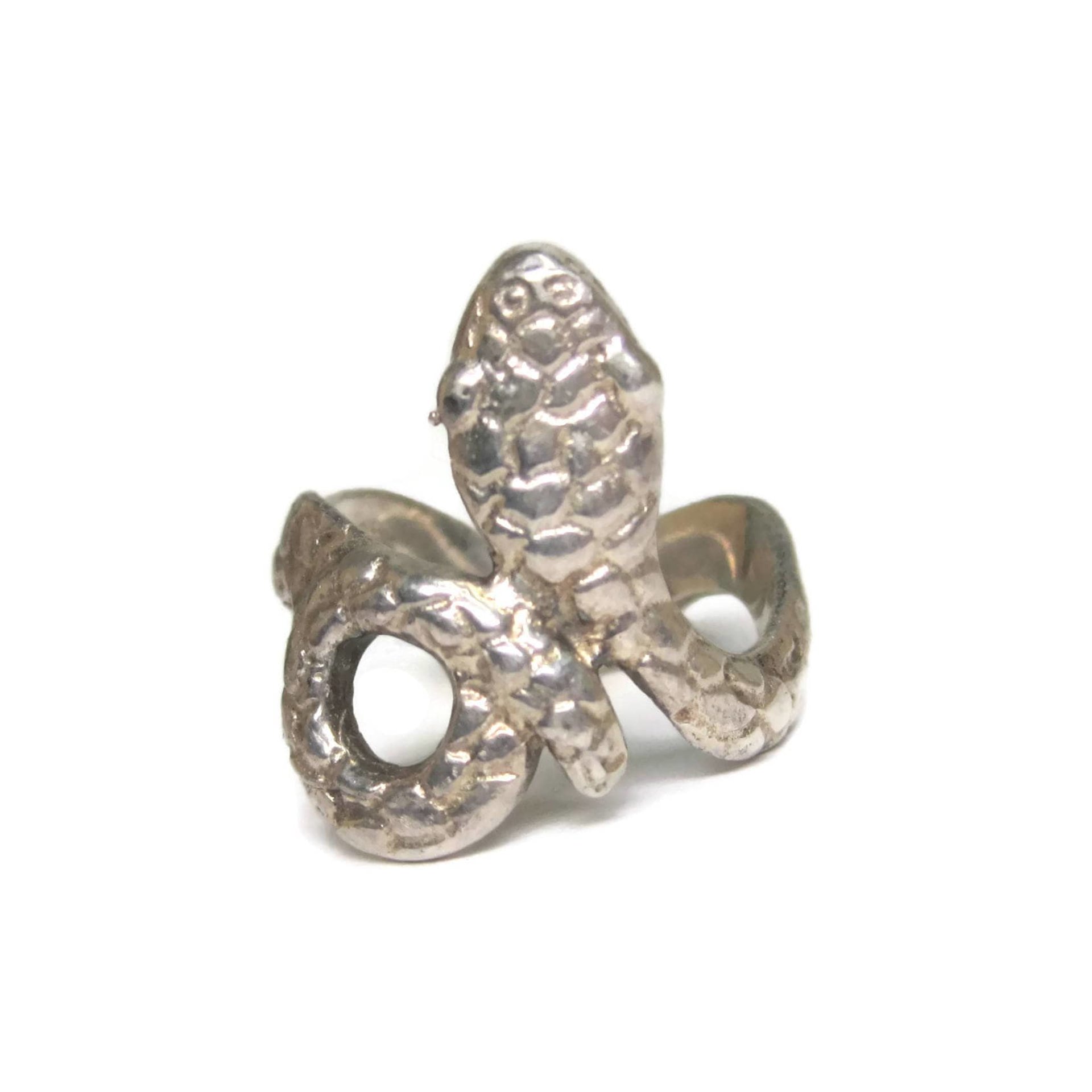 Vintage Sterling Snake Ring Size 6.5