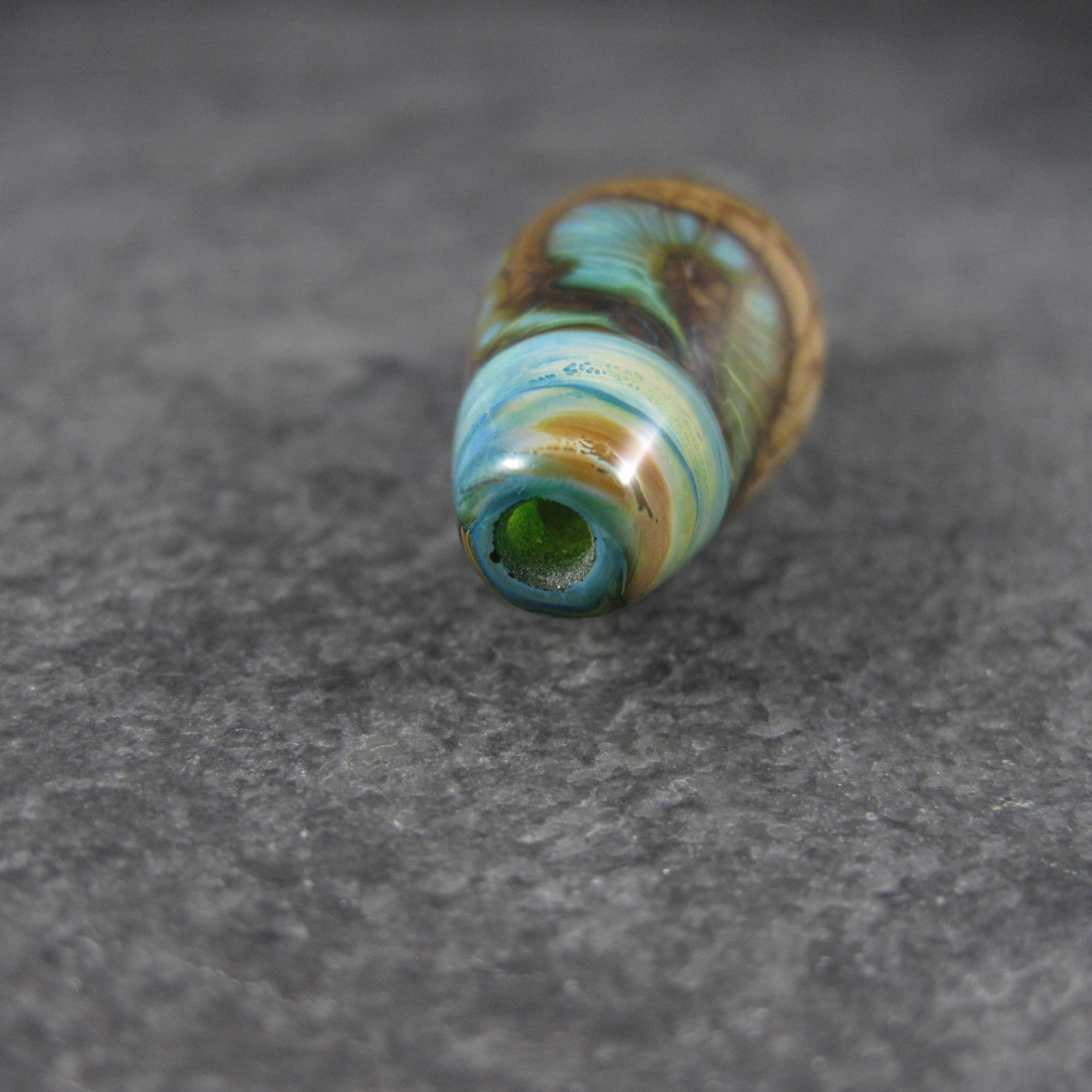 Handmade Artisan Lampwork Bead 1 5/8 Inches Sealife
