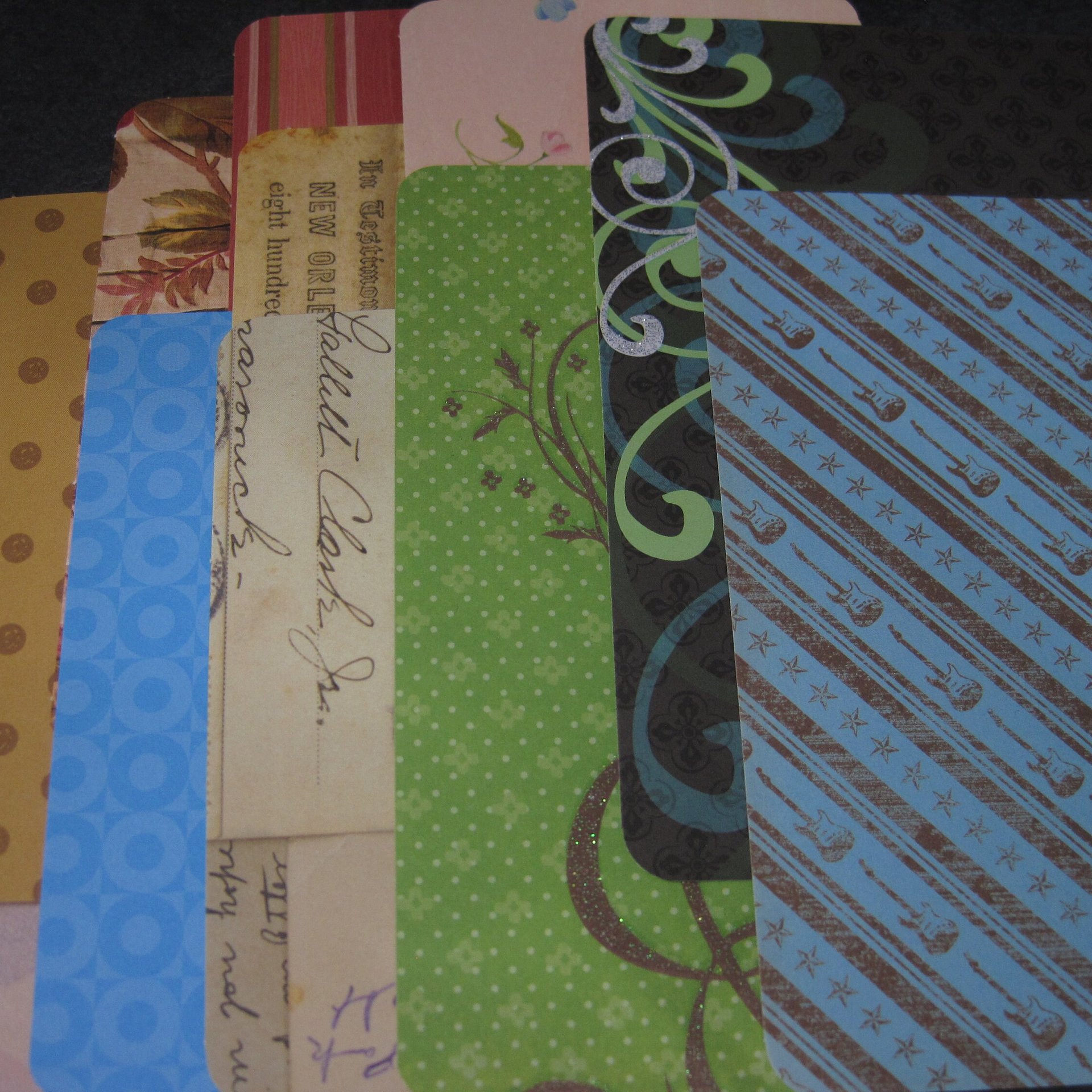 Destash Scrap Pack Photo Mats Lot of 50