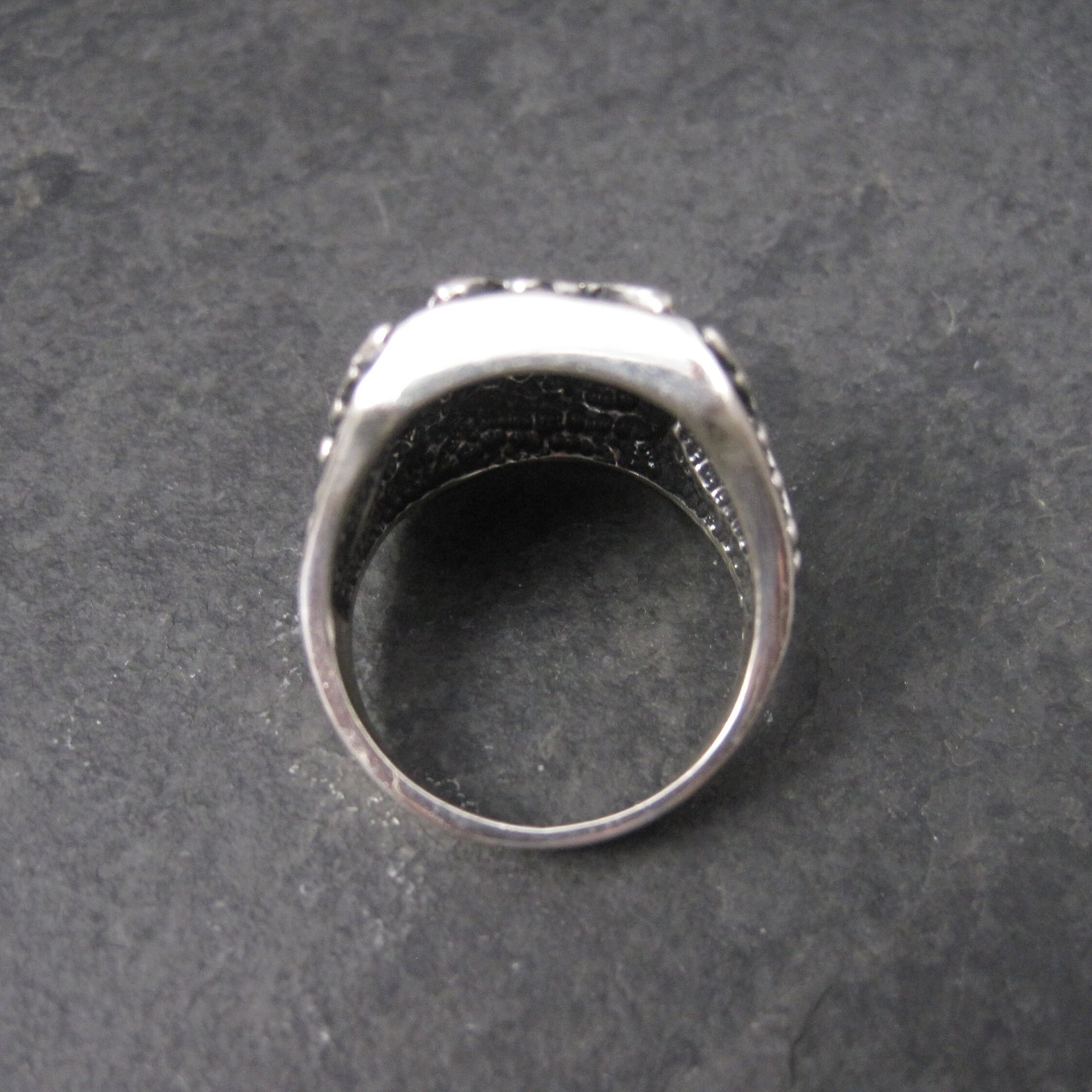 Mens Vintage Black Hills Silver Ring