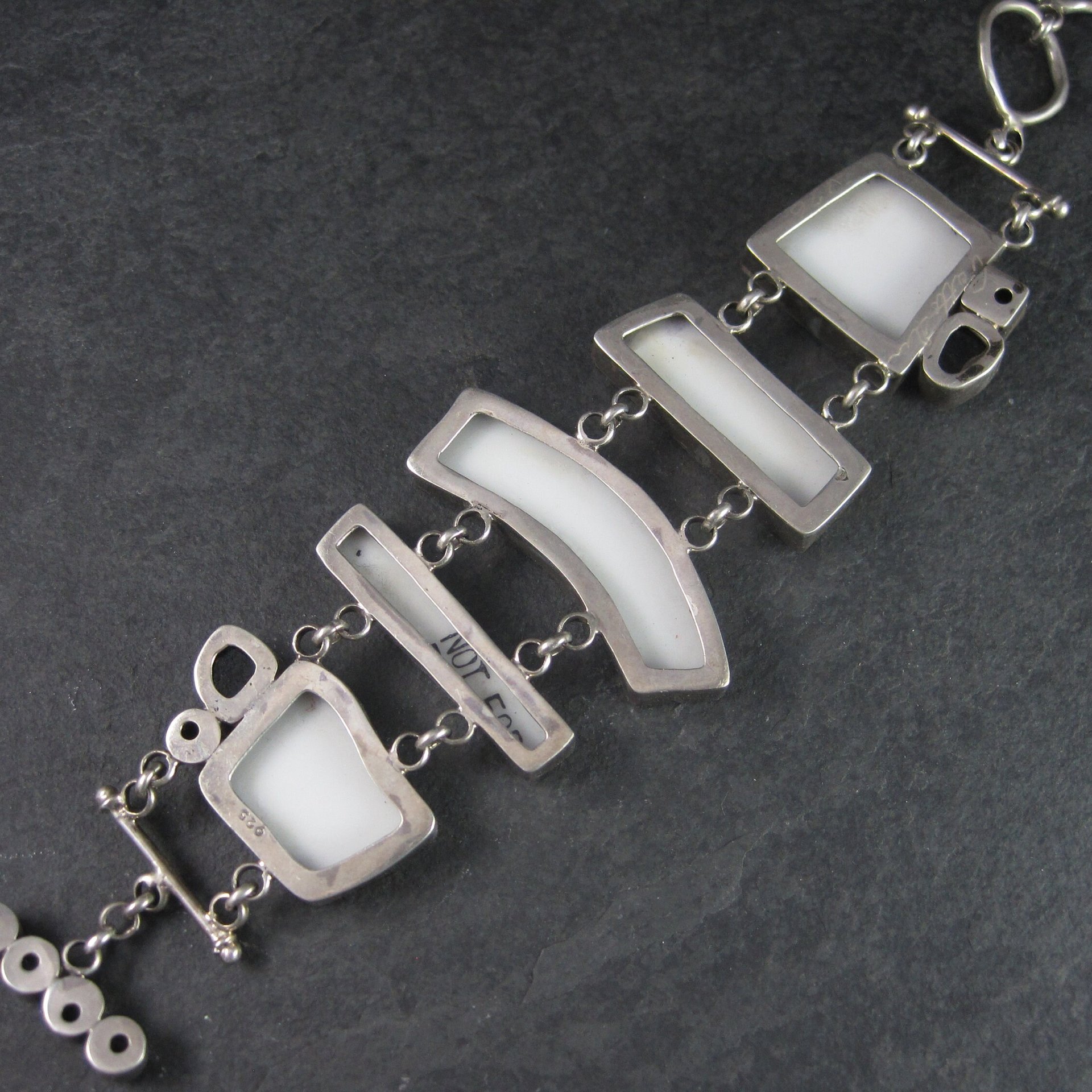 Huge Estate Designer Sterling Louisiana Bracelet