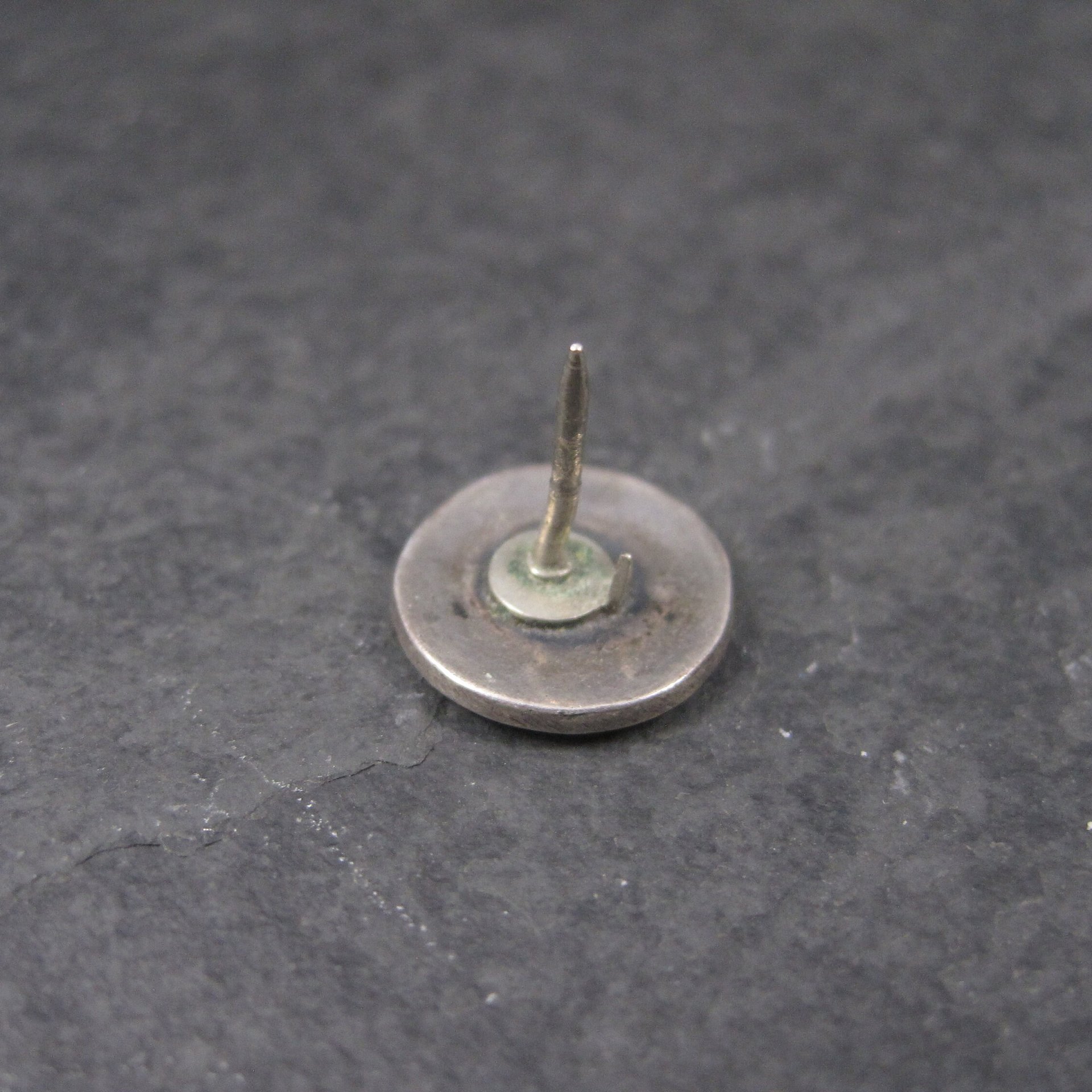 Vintage Southwestern Sterling Turquoise Tie Tack