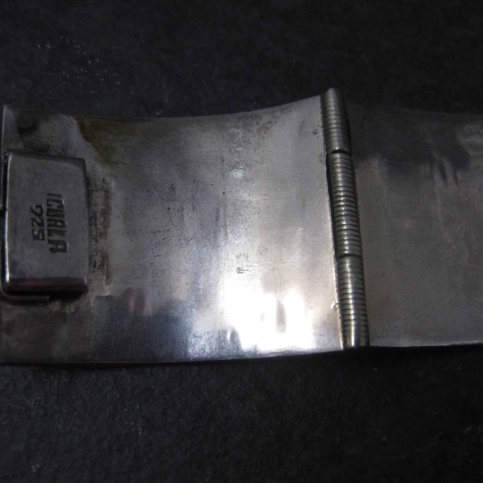Vintage Mexican Sterling Snake Eagle Bracelet 7 Inches