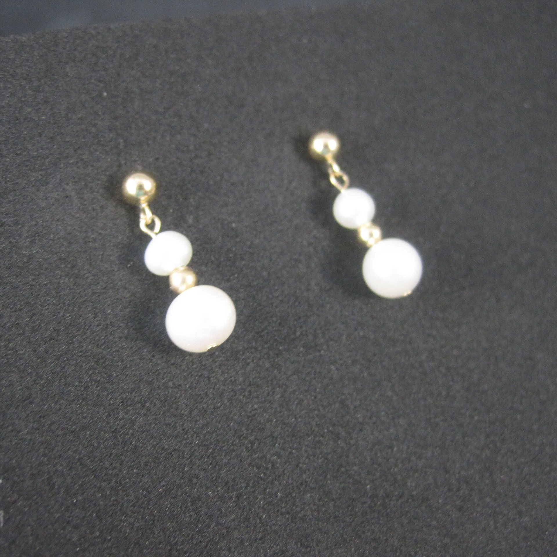 Vintage 14K Pearl Earrings