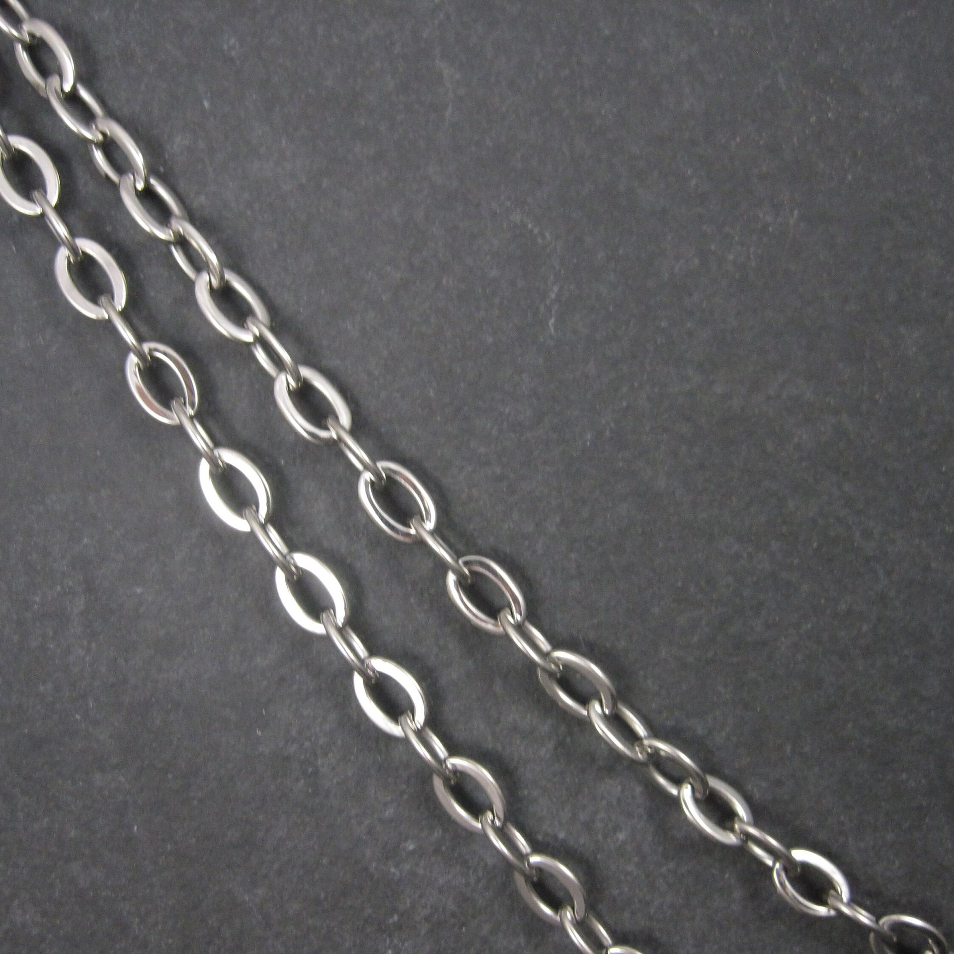 Classic 100 Inch Stainless Steel Opera Length Chain Necklace