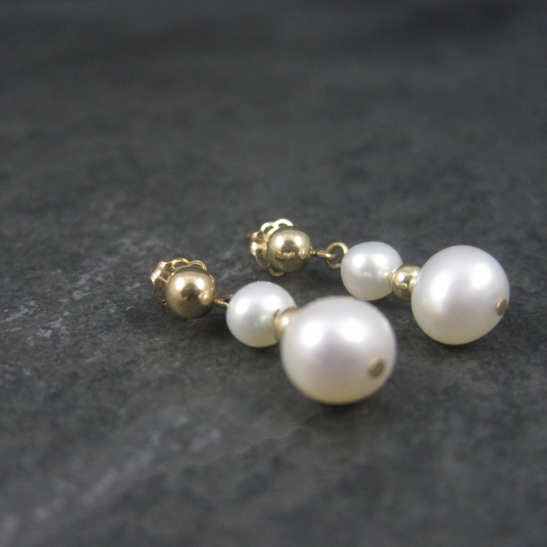 Vintage 14K Pearl Earrings