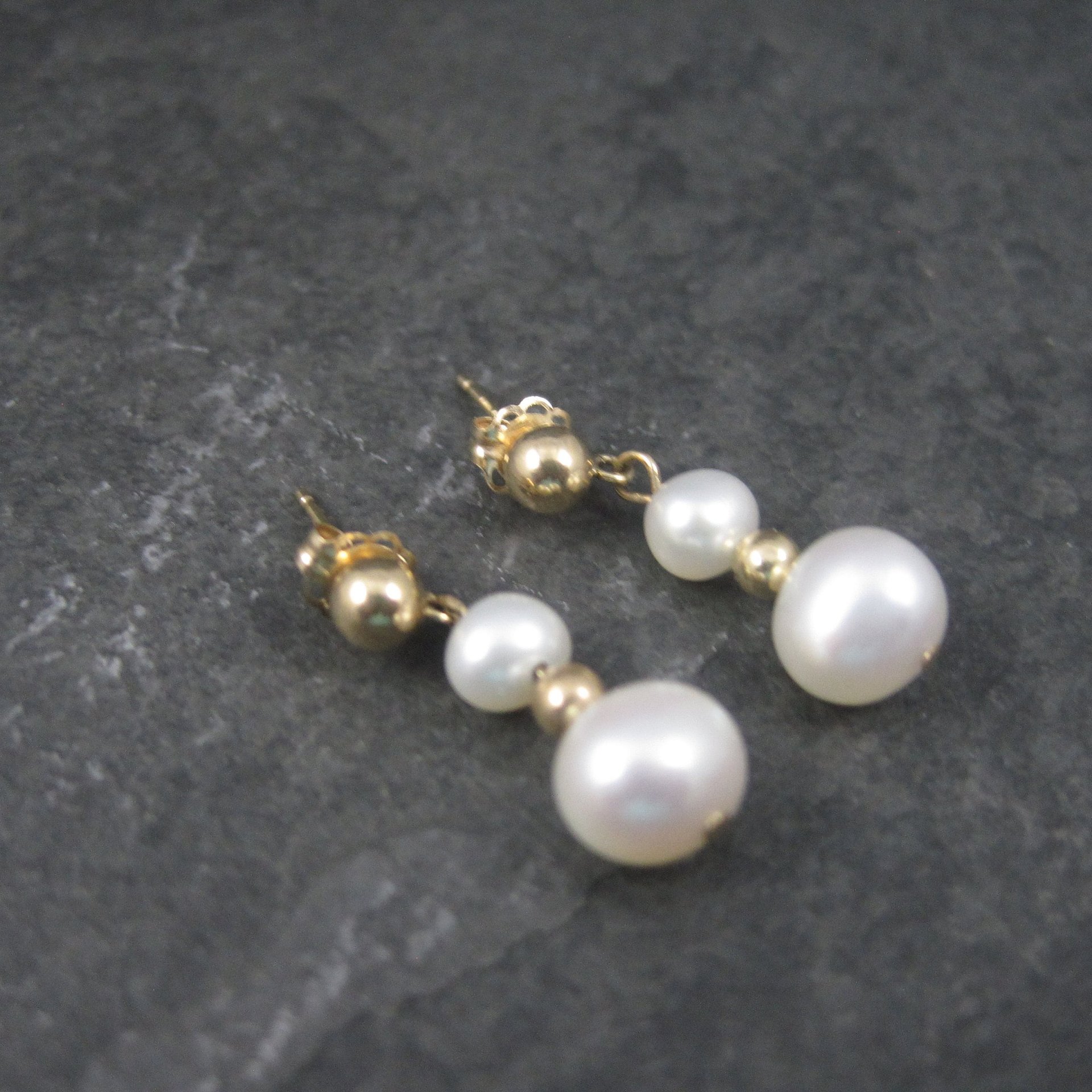 Vintage 14K Pearl Earrings