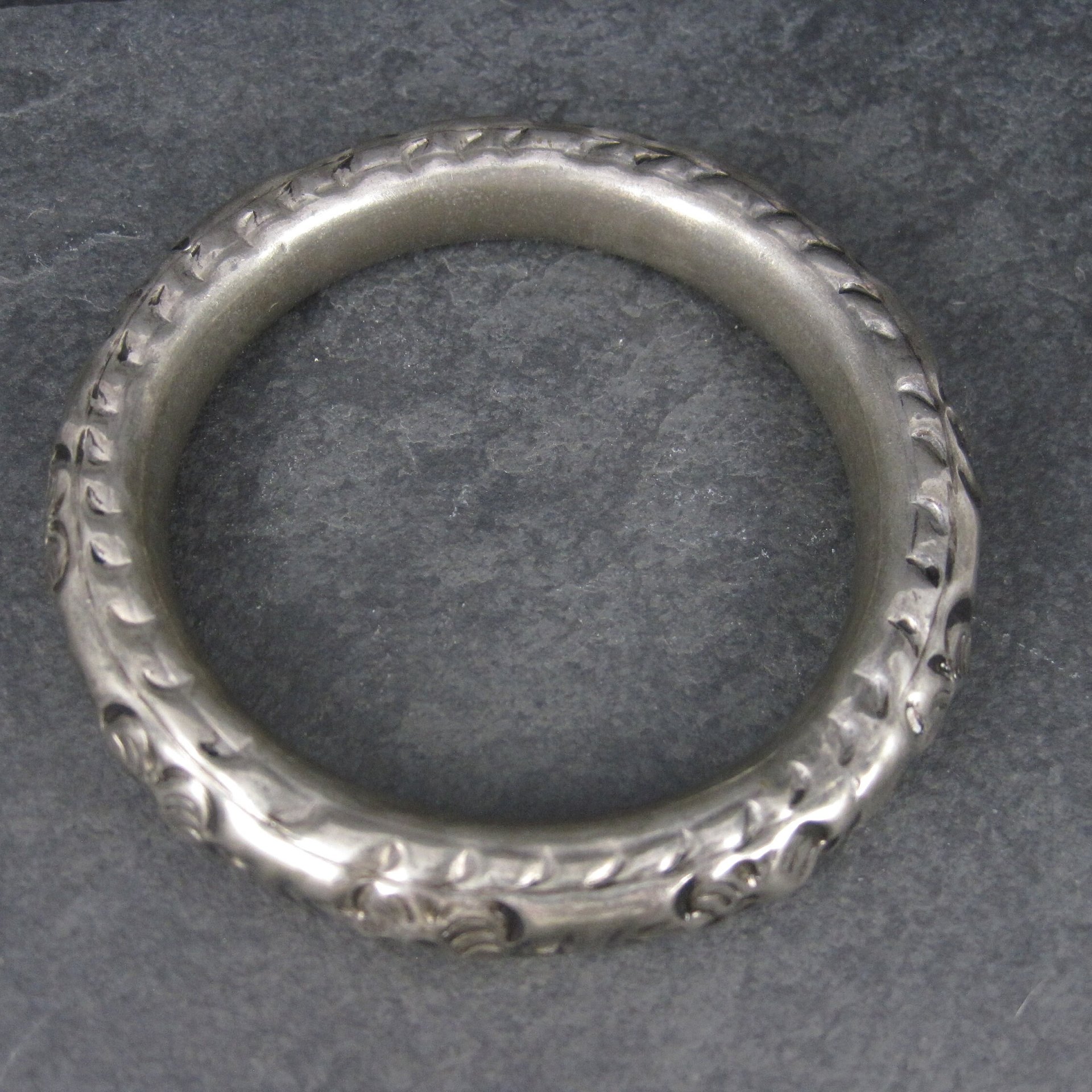 Lot of 3 Chunky Silver Plated Tribal Bangle Bracelets