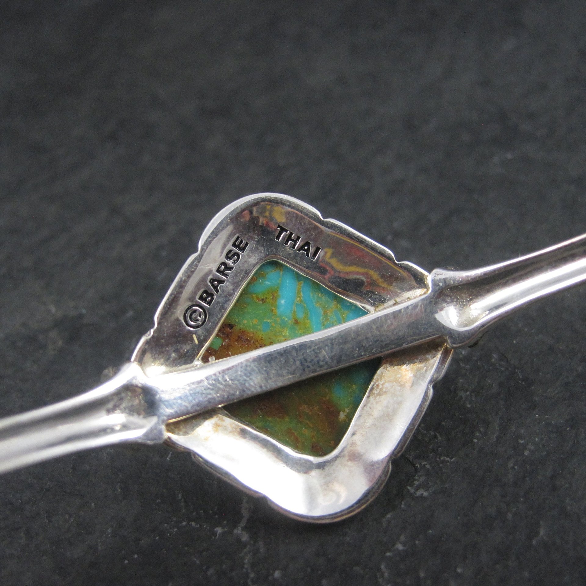 Southwestern Barse Sterling Turquoise Cuff Bracelet 7 Inches