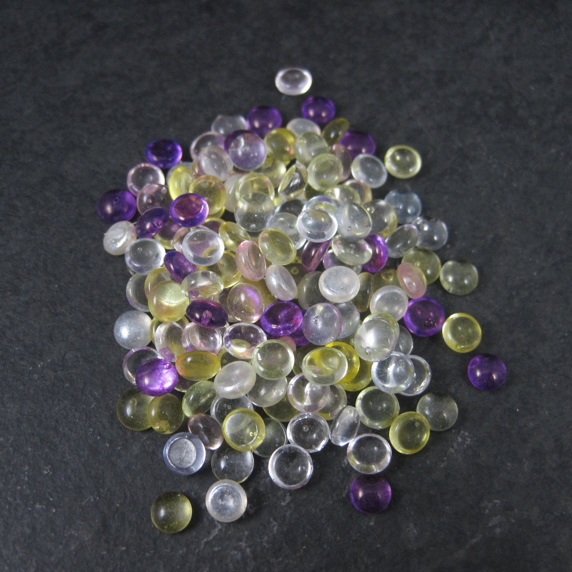 Mixed Lot 6mm Acrylic Flatbacks for Jewelry Making Floating Lockets and Crafts