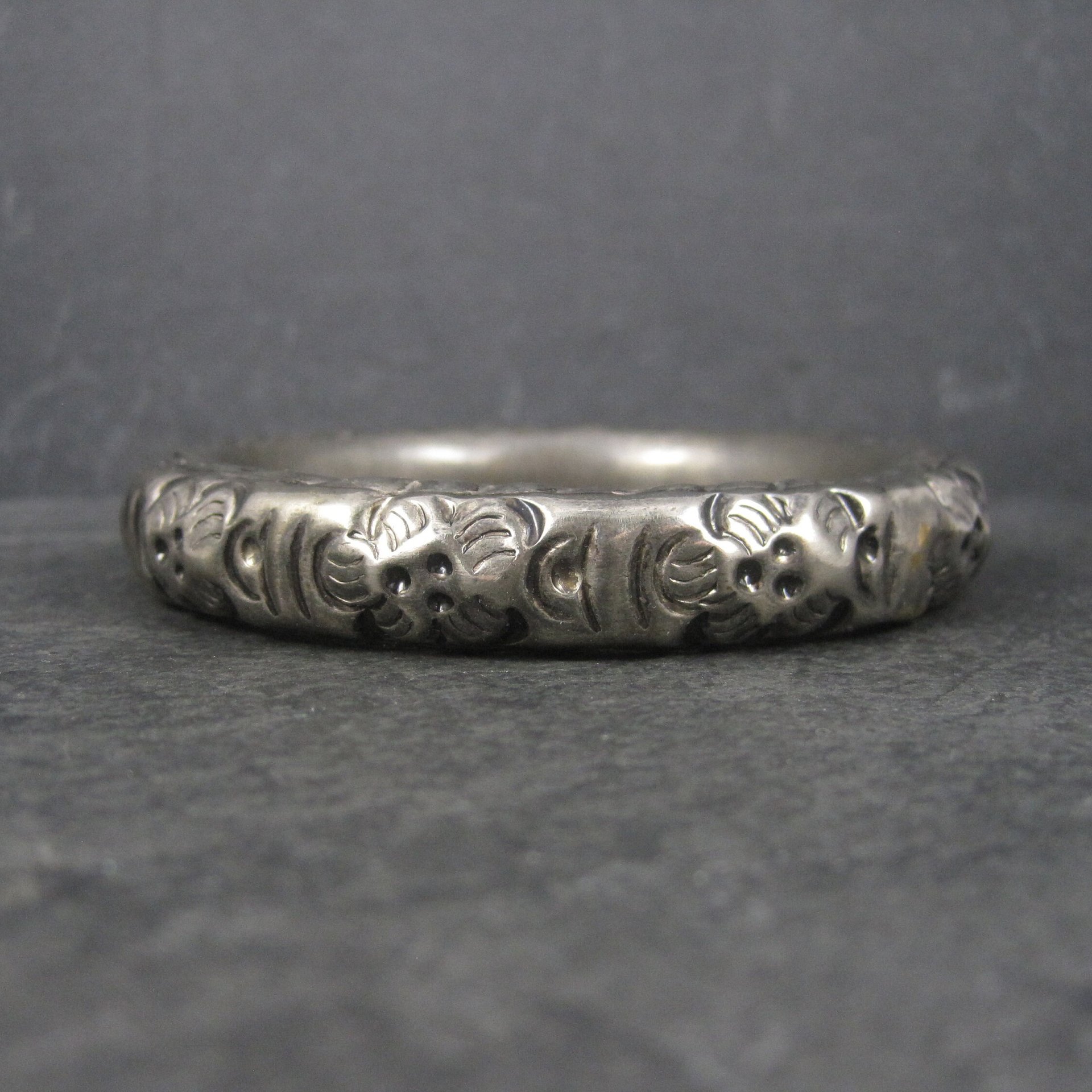 Lot of 3 Chunky Silver Plated Tribal Bangle Bracelets