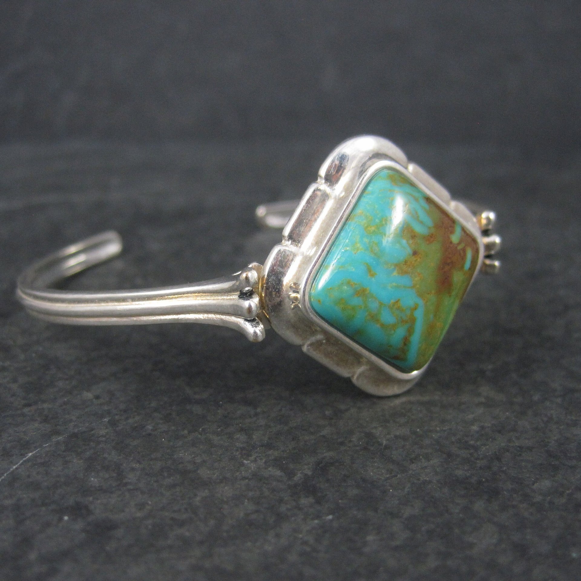 Southwestern Barse Sterling Turquoise Cuff Bracelet 7 Inches