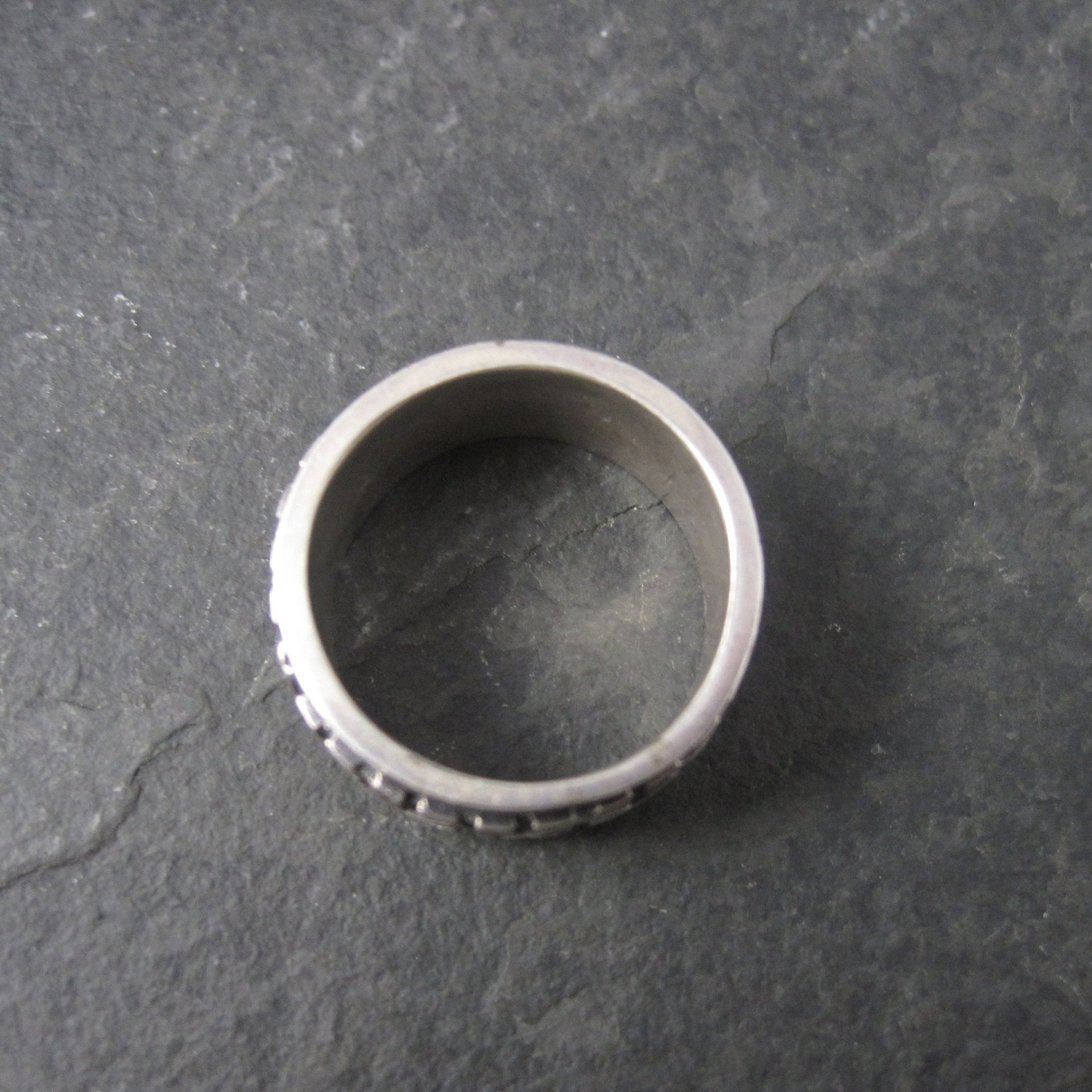 Vintage Sterling Celtic Spinner Worry Ring Size 6