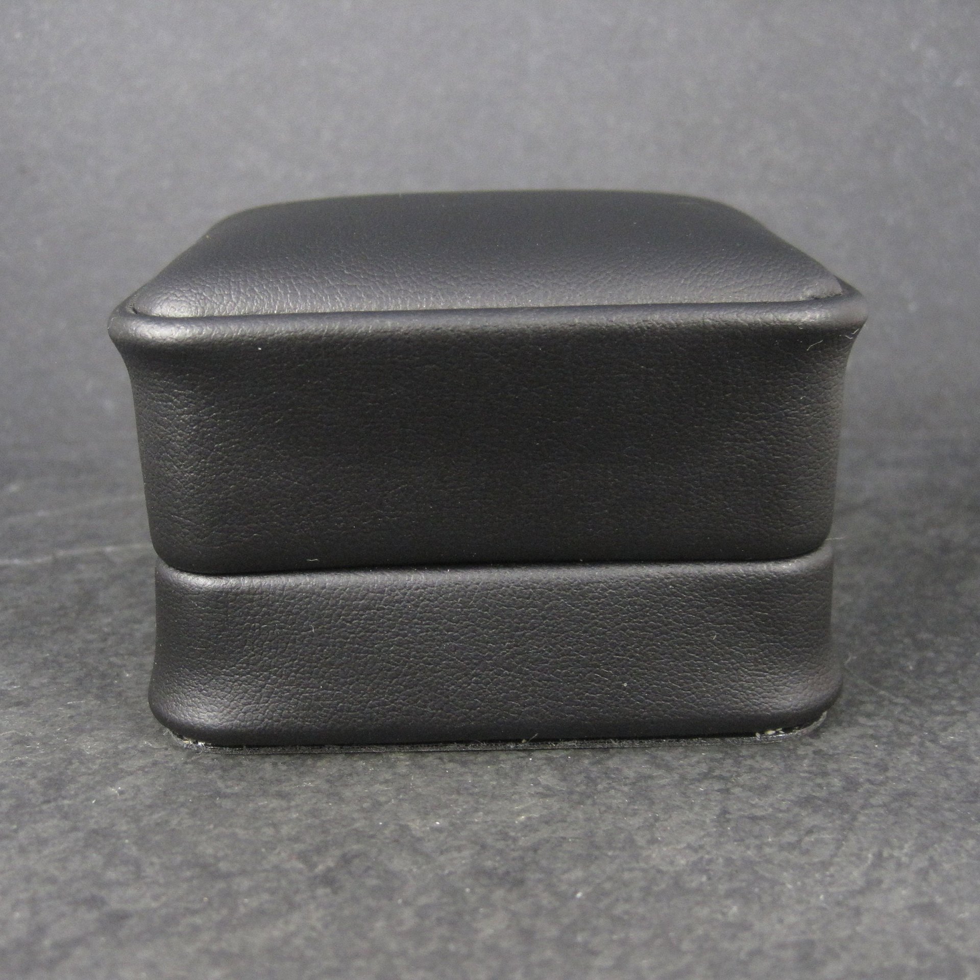 Black Leatherette Double Wedding Ring Box