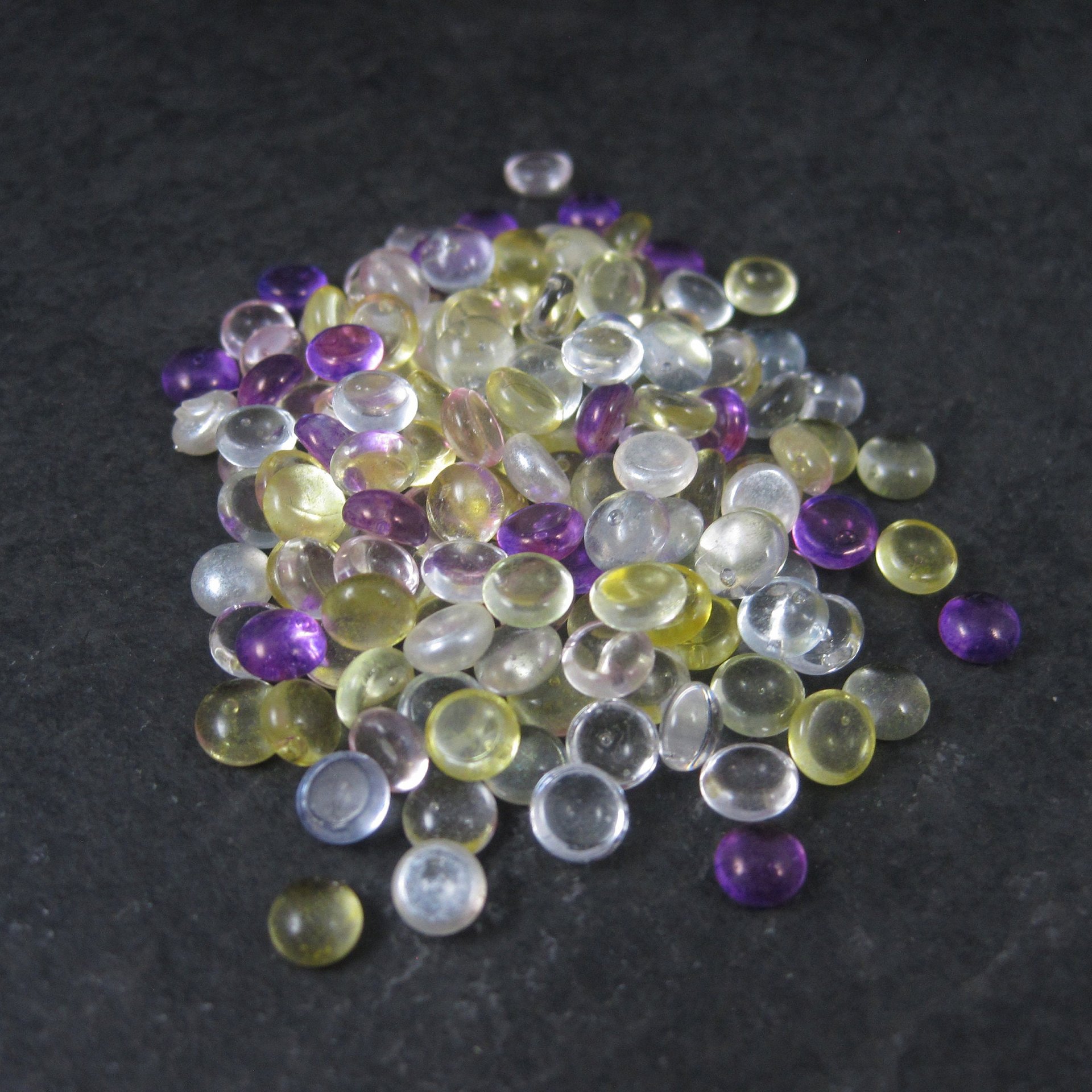 Mixed Lot 6mm Acrylic Flatbacks for Jewelry Making Floating Lockets and Crafts