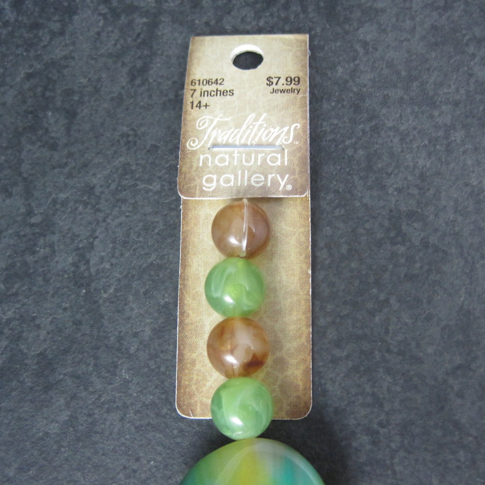 Traditions Natural Gallery Agate Bead Strand
