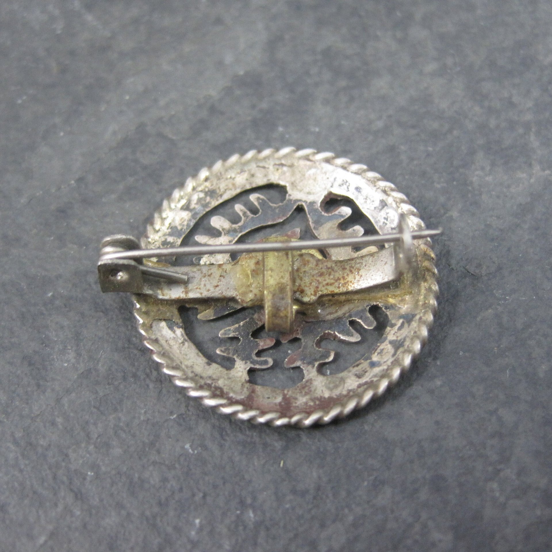 Vintage Pre Columbian Sterling Brooch Pin