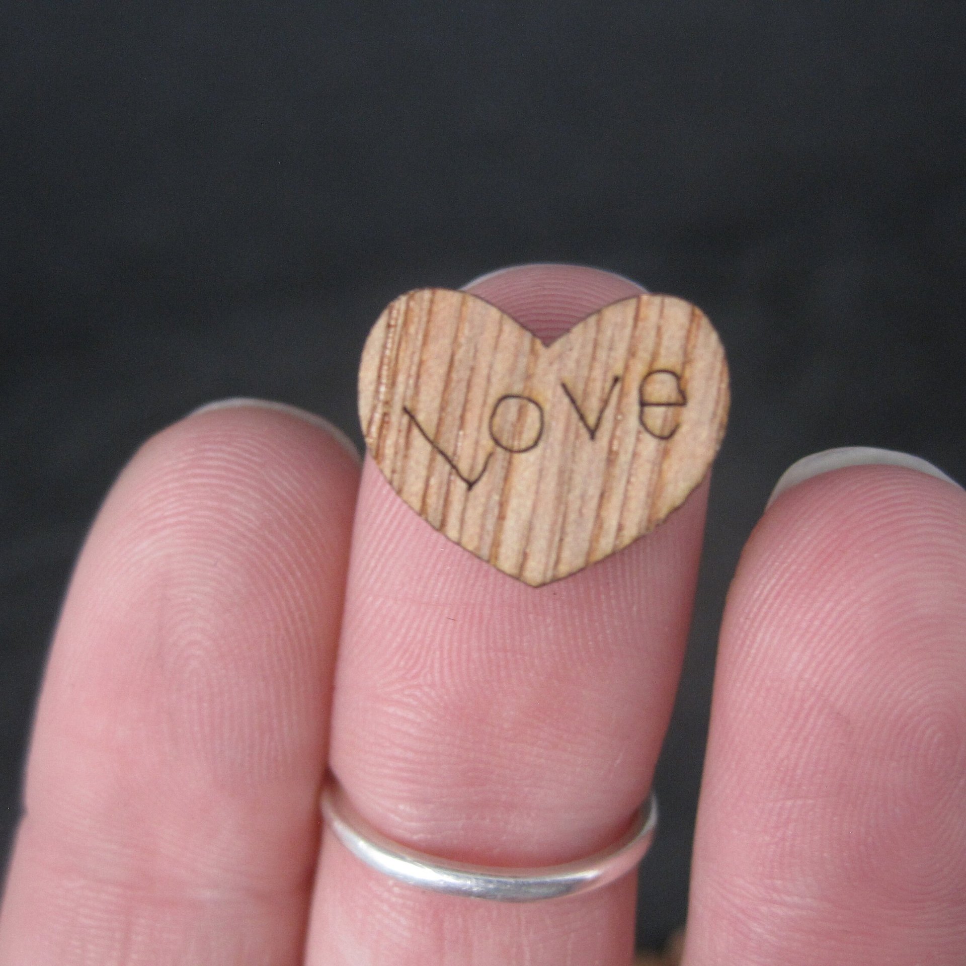 Wedding Table Confetti 100 Tiny Wooden Hearts