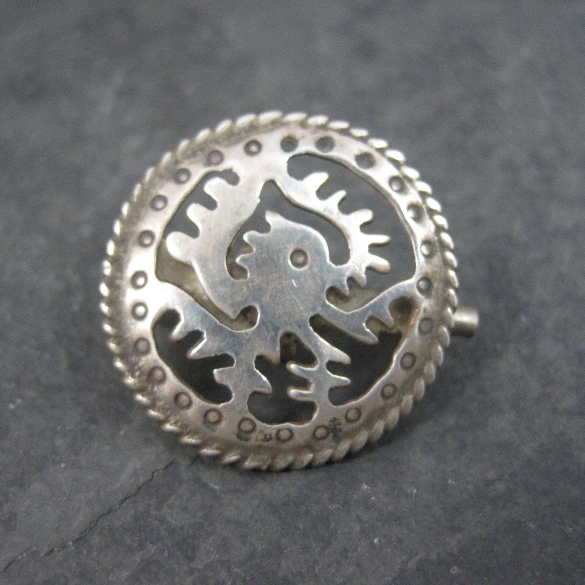 Vintage Pre Columbian Sterling Brooch Pin