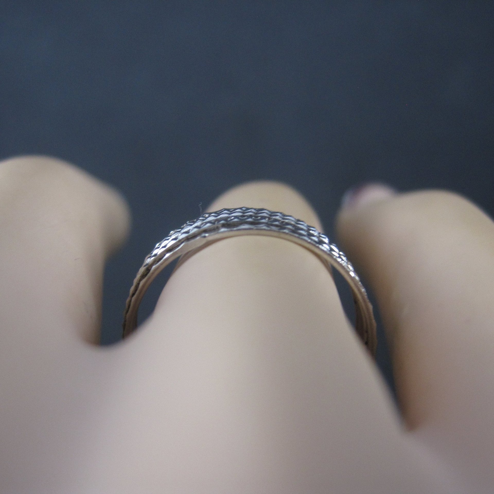 Vintage Sterling Stacking Ring Size 8