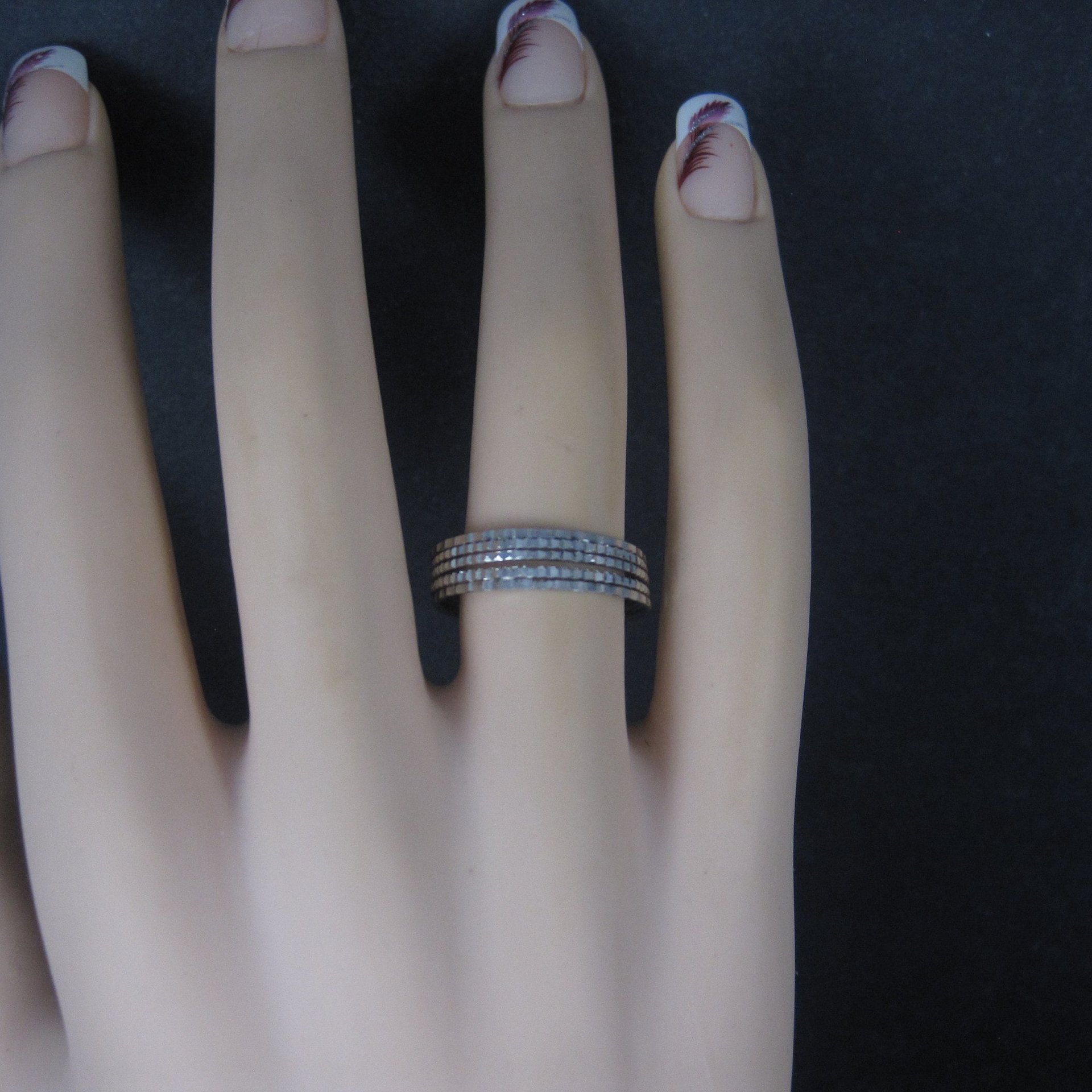 Vintage Sterling Stacking Ring Size 8