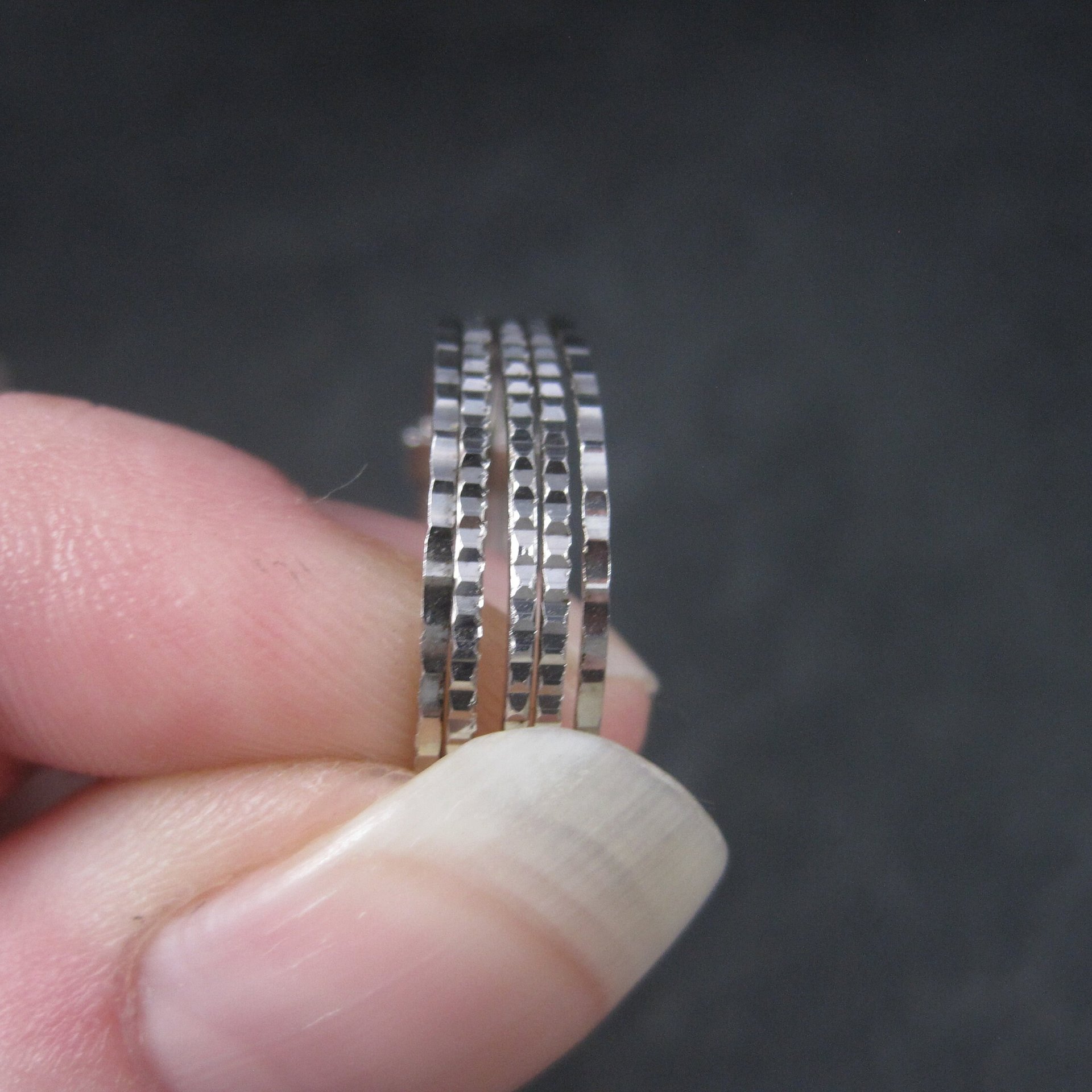 Vintage Sterling Stacking Ring Size 8