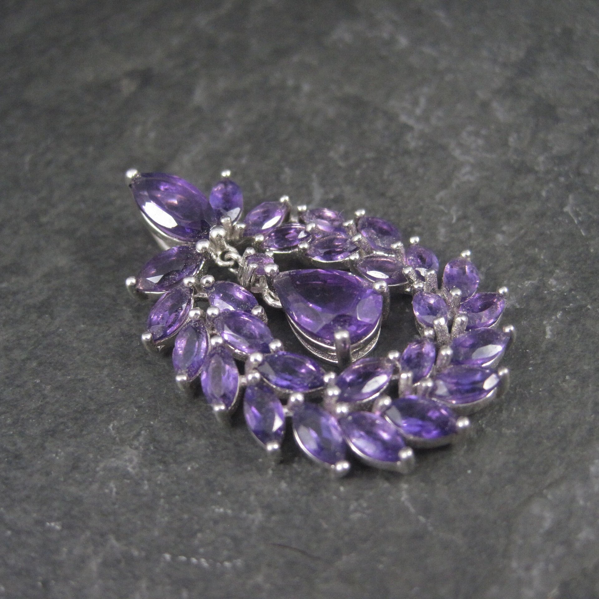 Flashy Estate 90s Amethyst Pendant