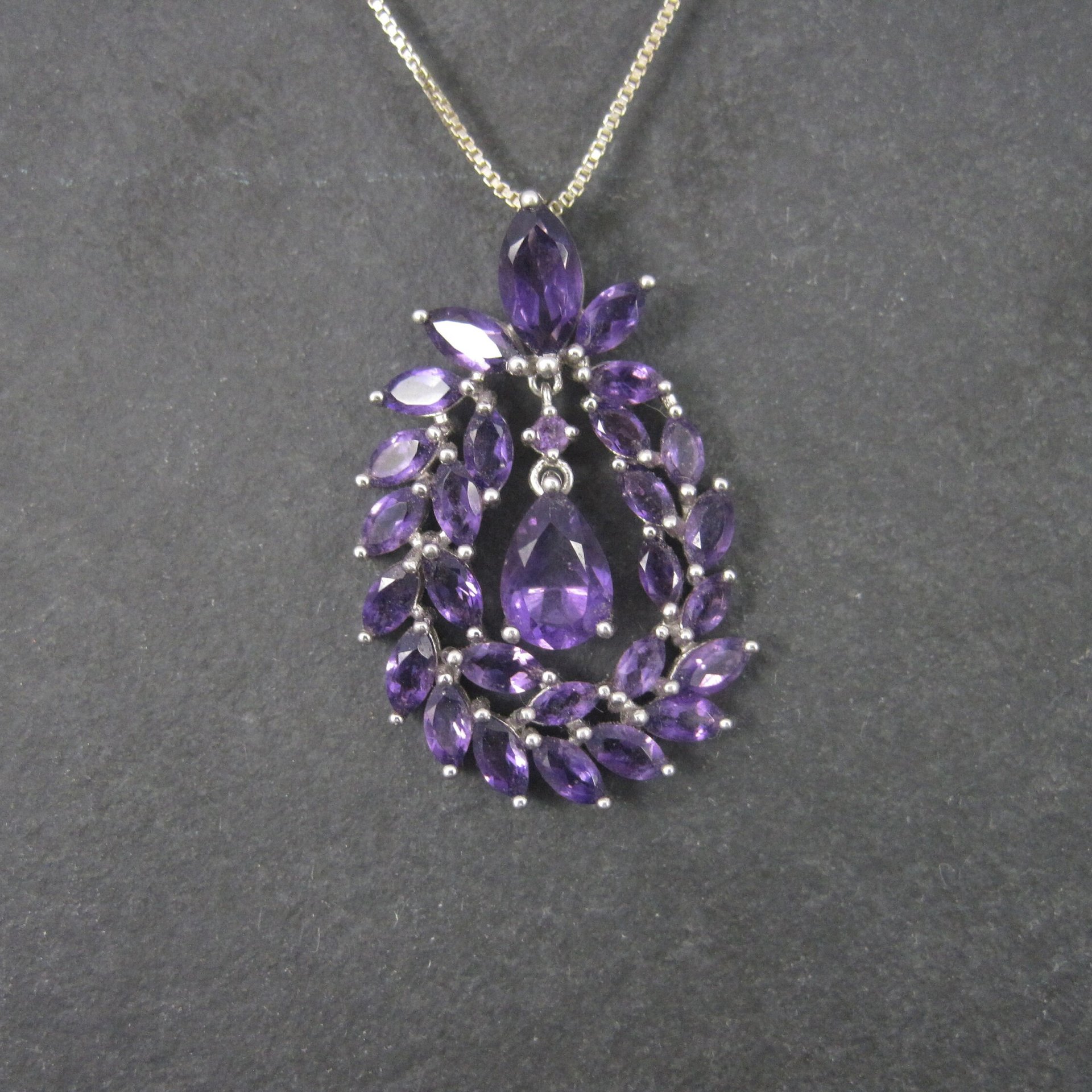 Flashy Estate 90s Amethyst Pendant