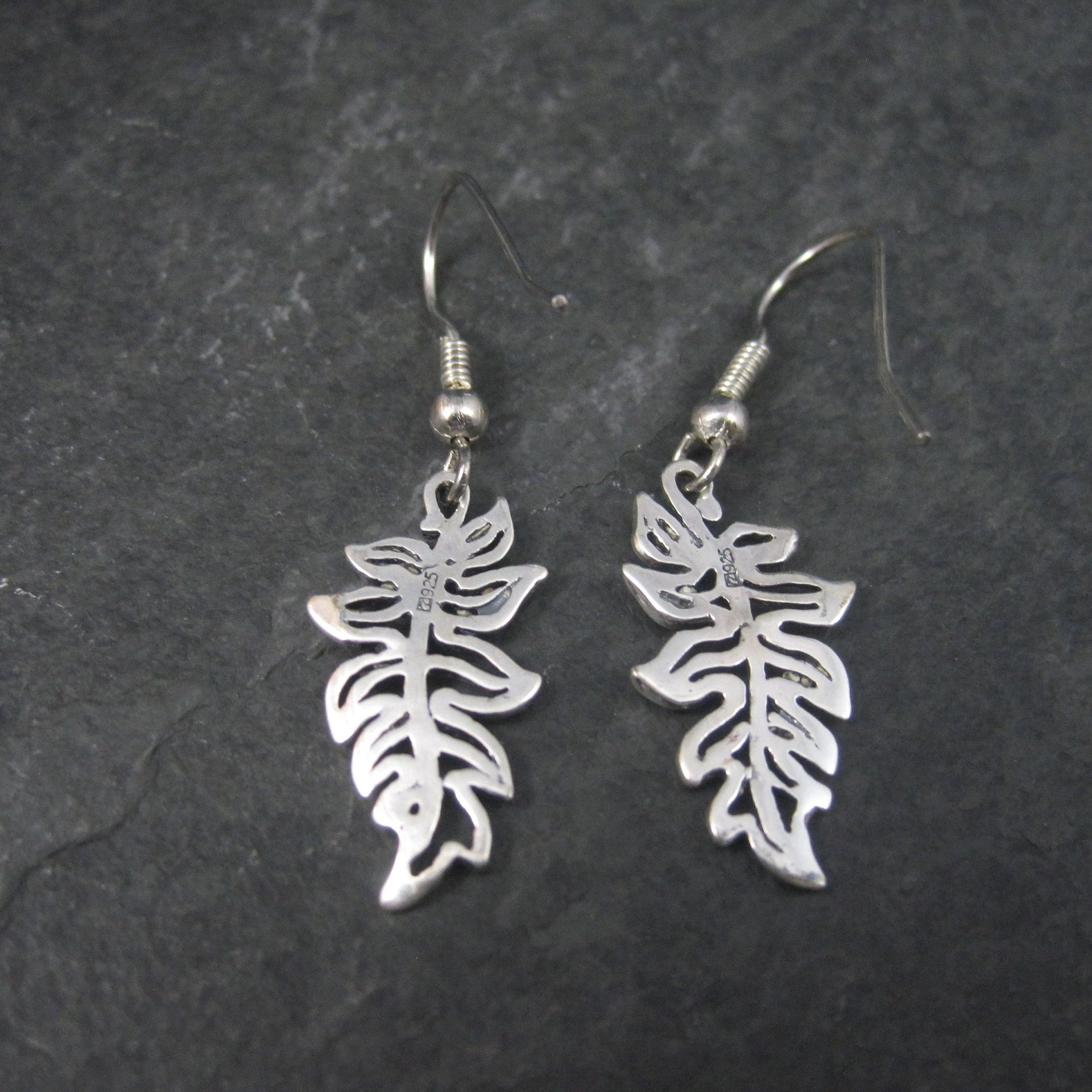 Sterling Leaf Earrings