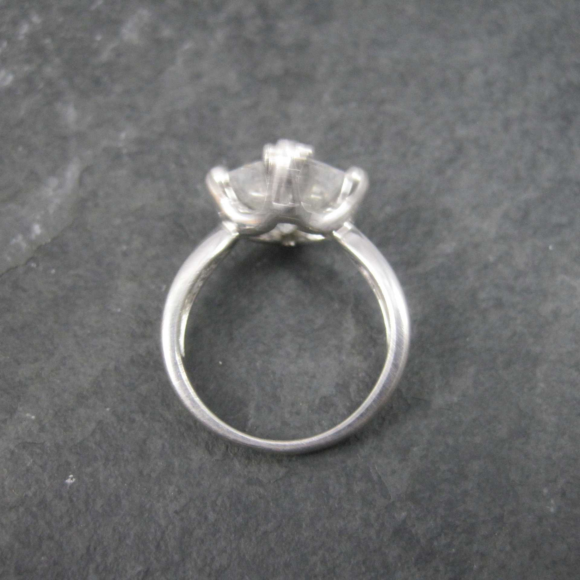 Vintage Sterling Cubic Zirconia Ring Size 6