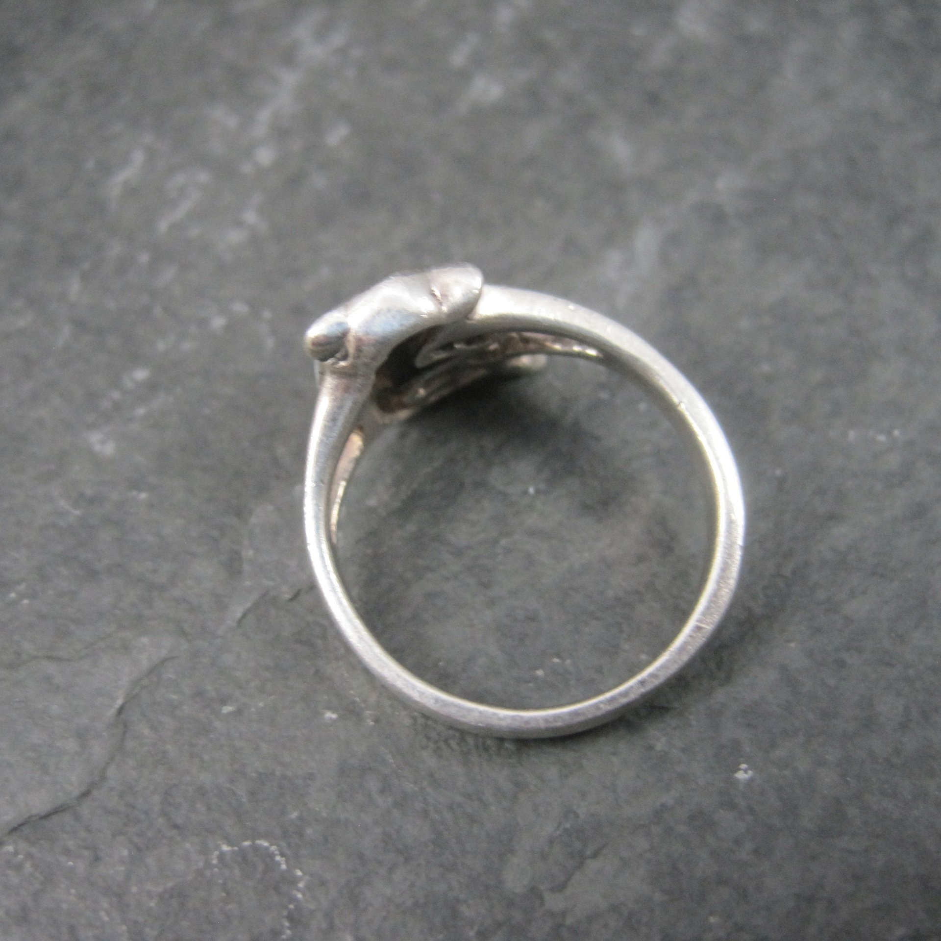 Vintage Sterling Dolphin Ring Size 6