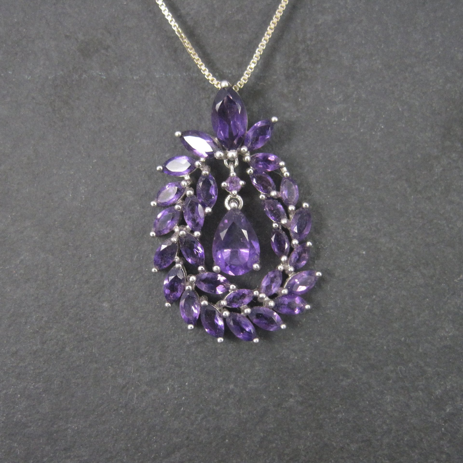 Flashy Estate 90s Amethyst Pendant