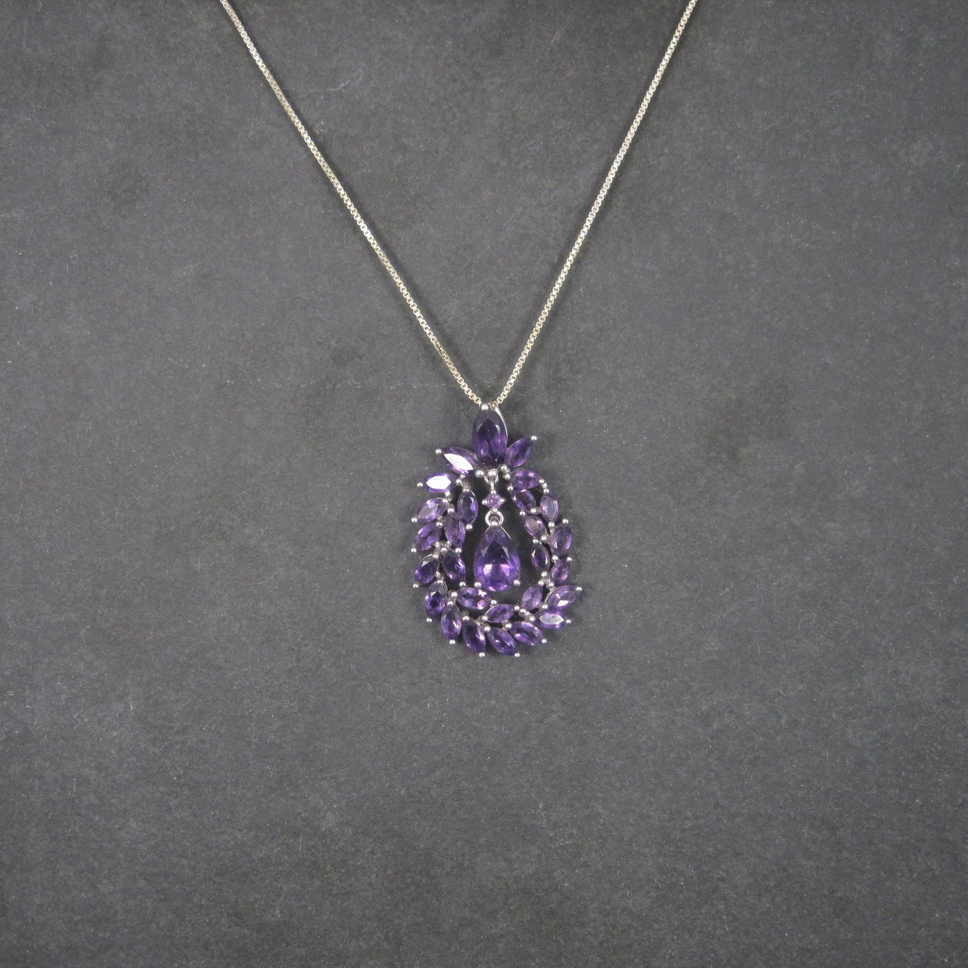 Flashy Estate 90s Amethyst Pendant