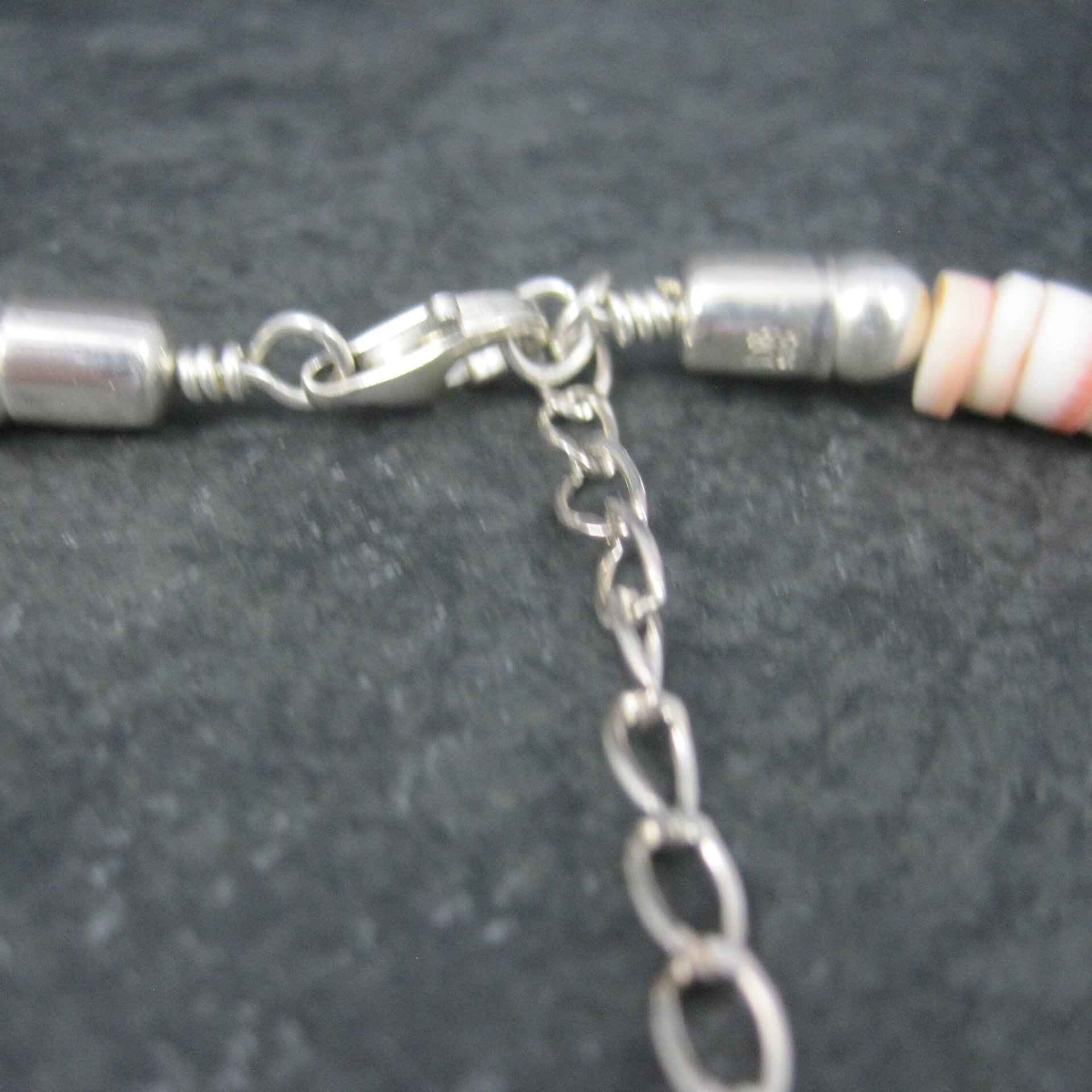 Vintage Sterling Shell Necklace Desert Rose Trading