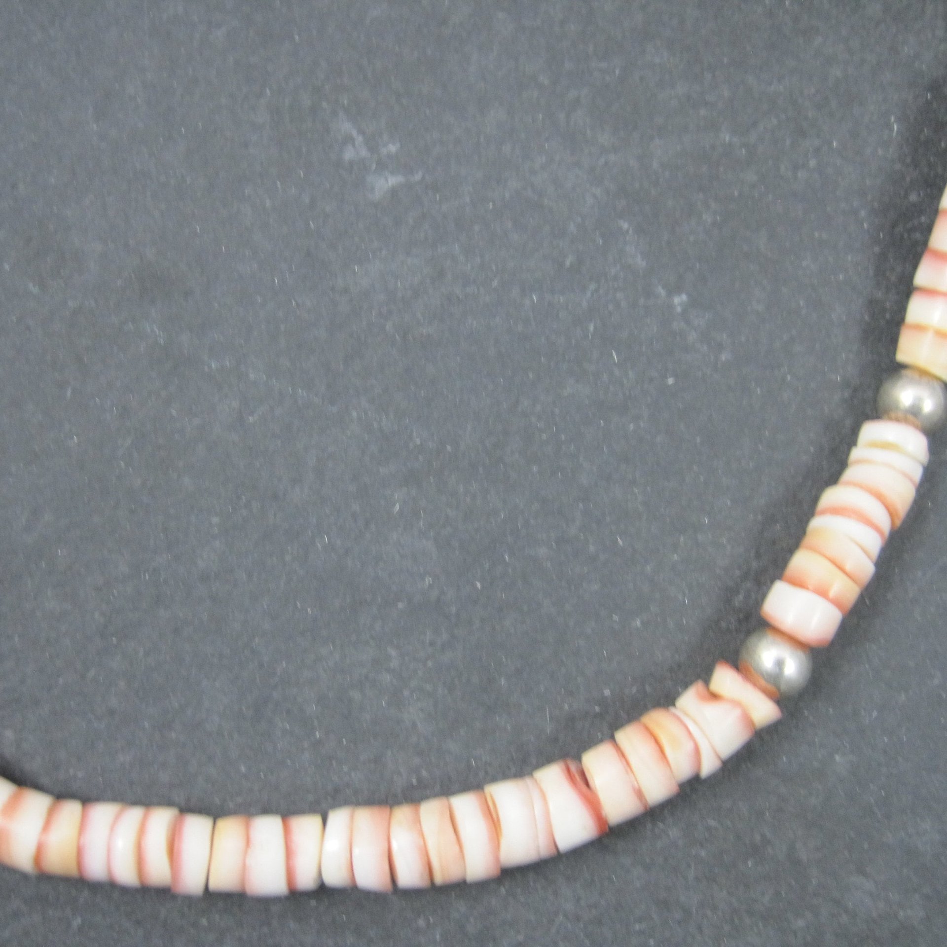 Vintage Sterling Shell Necklace Desert Rose Trading