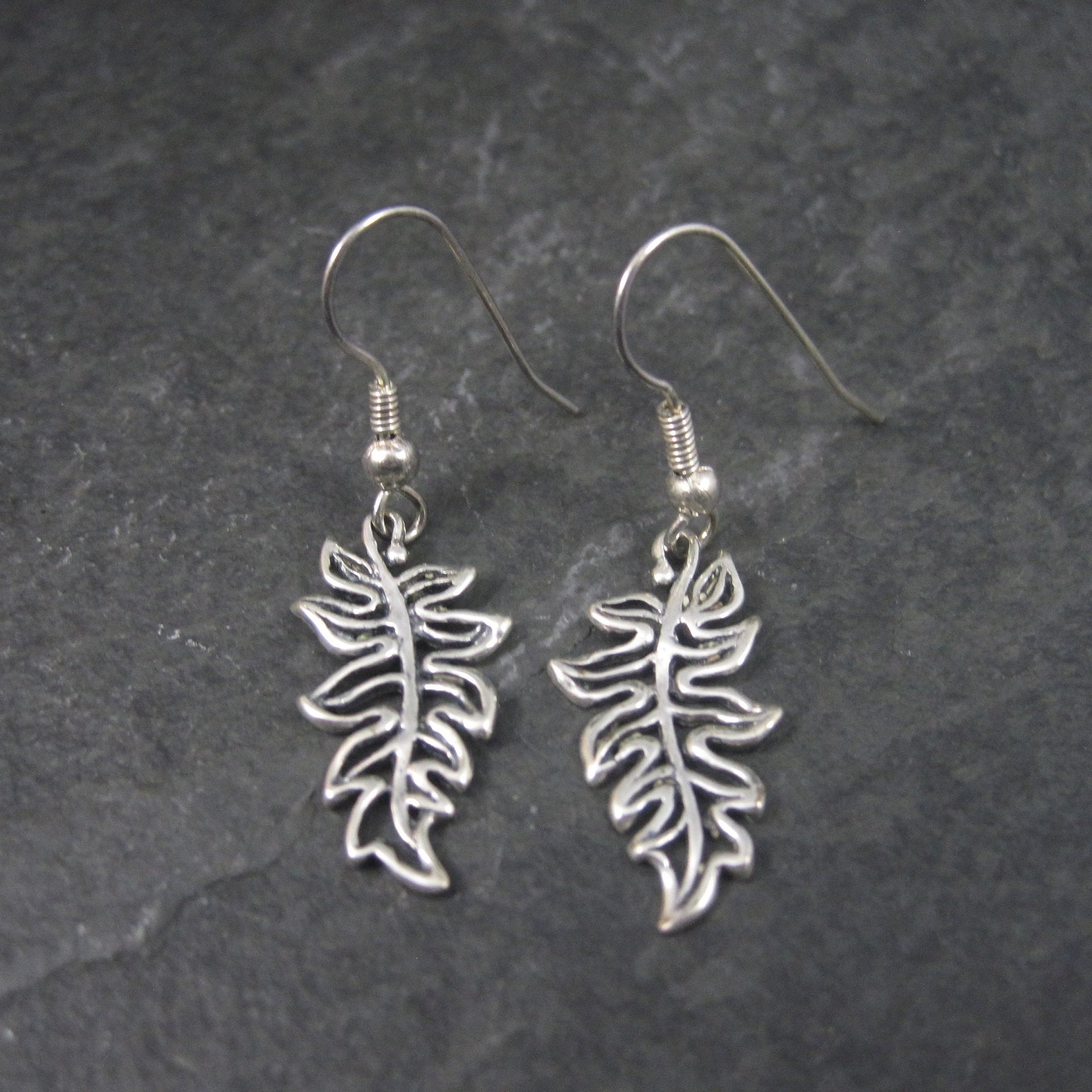 Sterling Leaf Earrings
