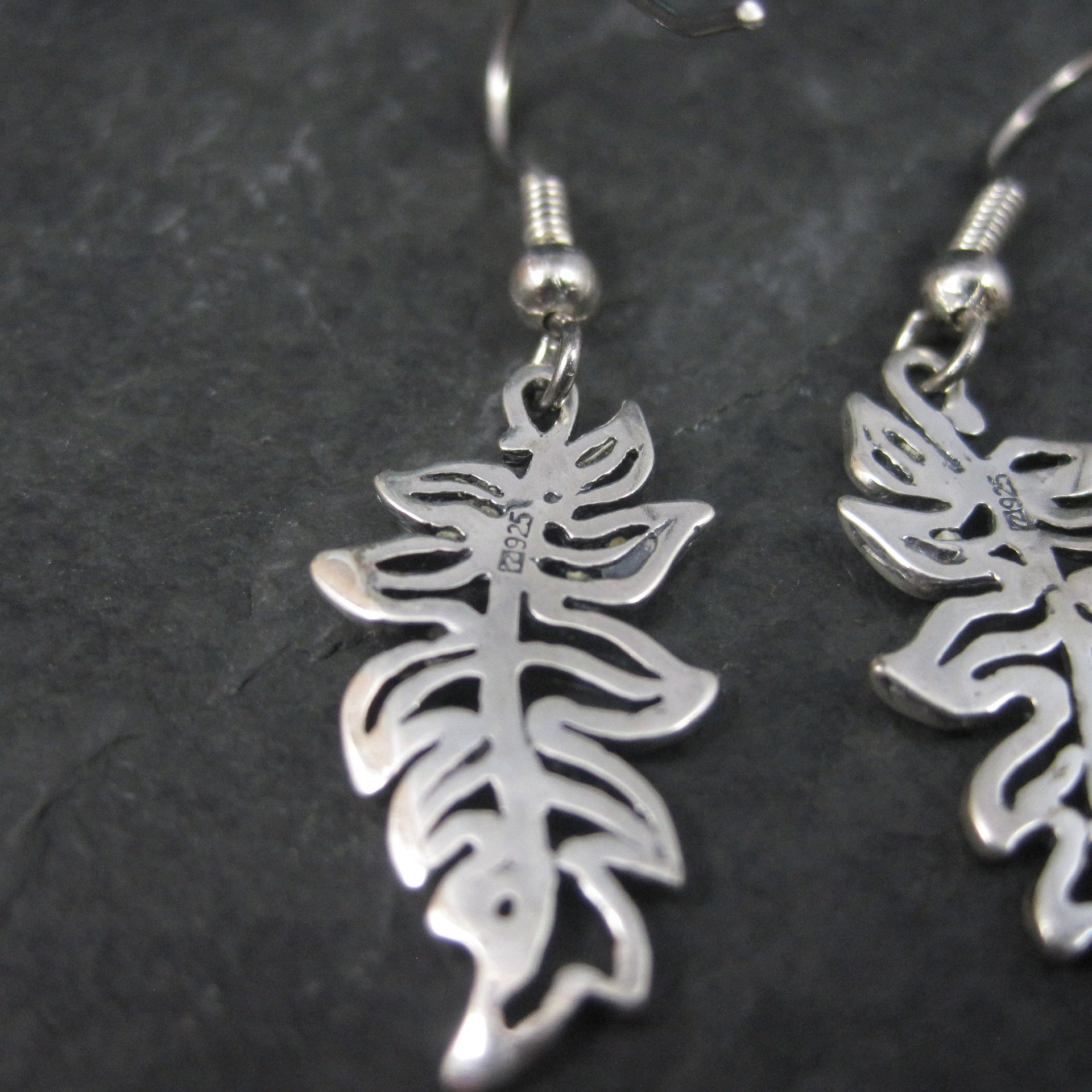 Sterling Leaf Earrings