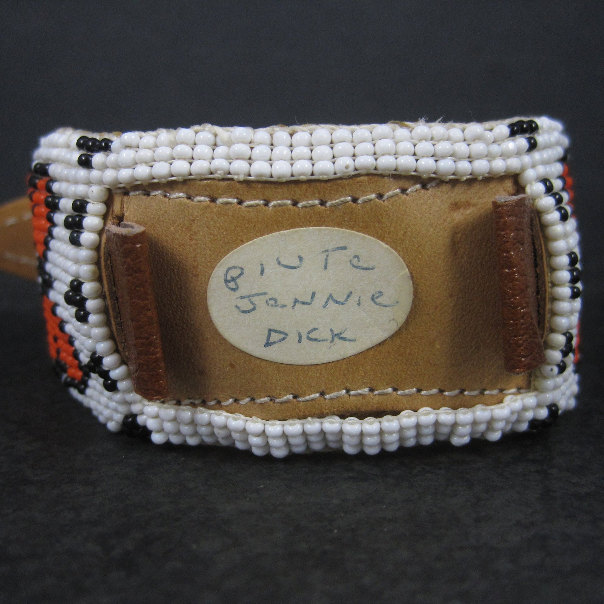 Vintage Butterfly Beaded Watch Band Paiute Jenny Dick