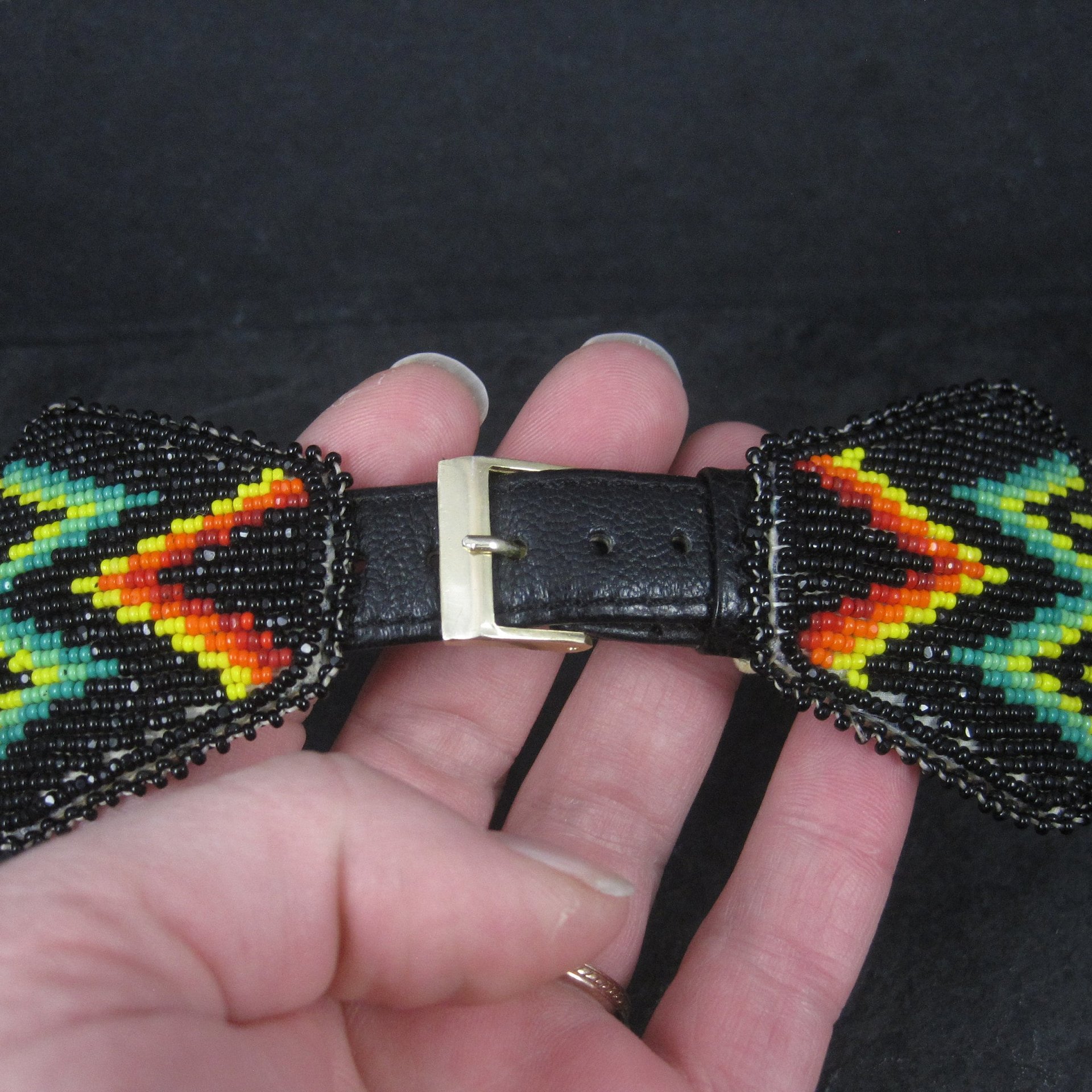 Vintage Native American Beaded Watch Band Douglas George