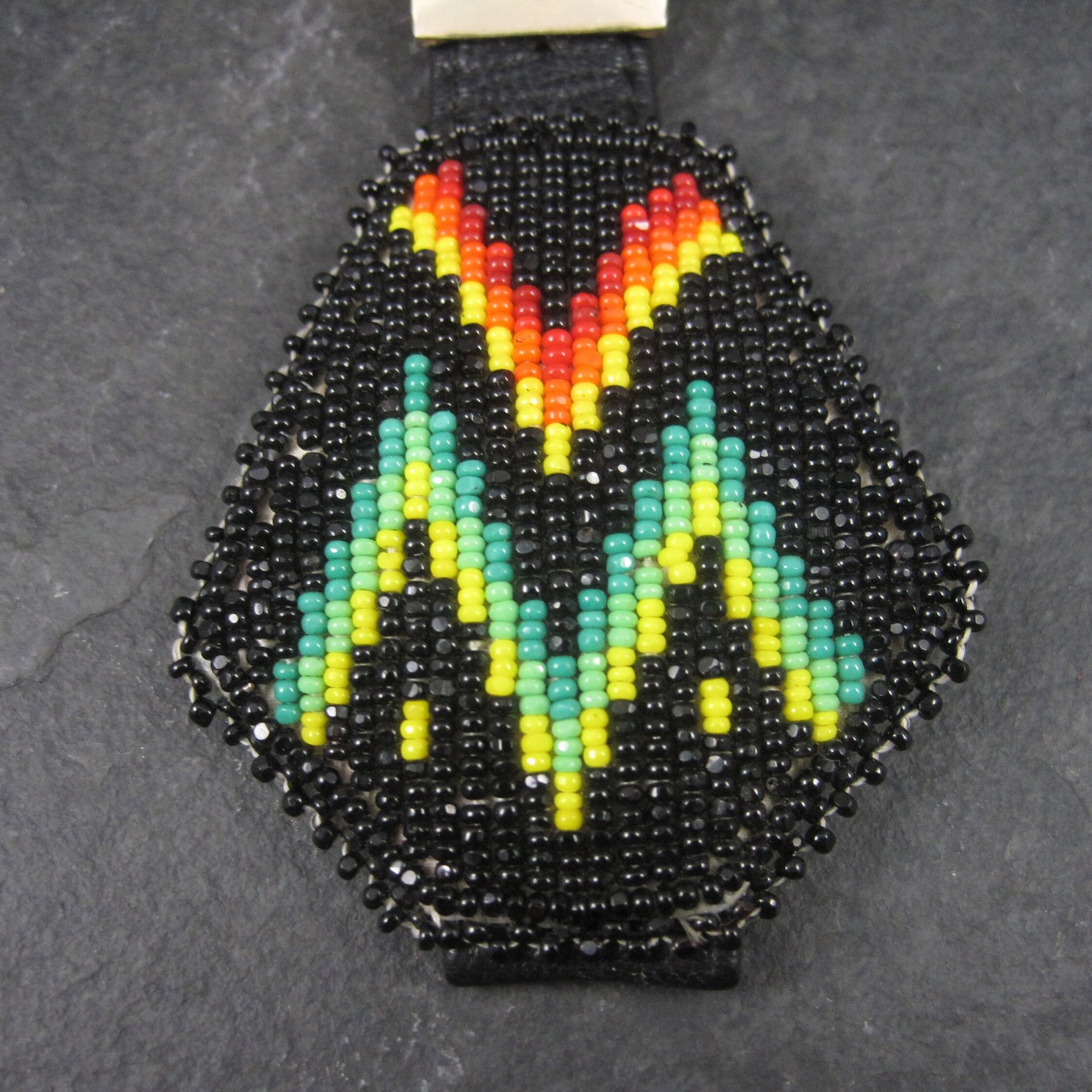 Vintage Native American Beaded Watch Band Douglas George