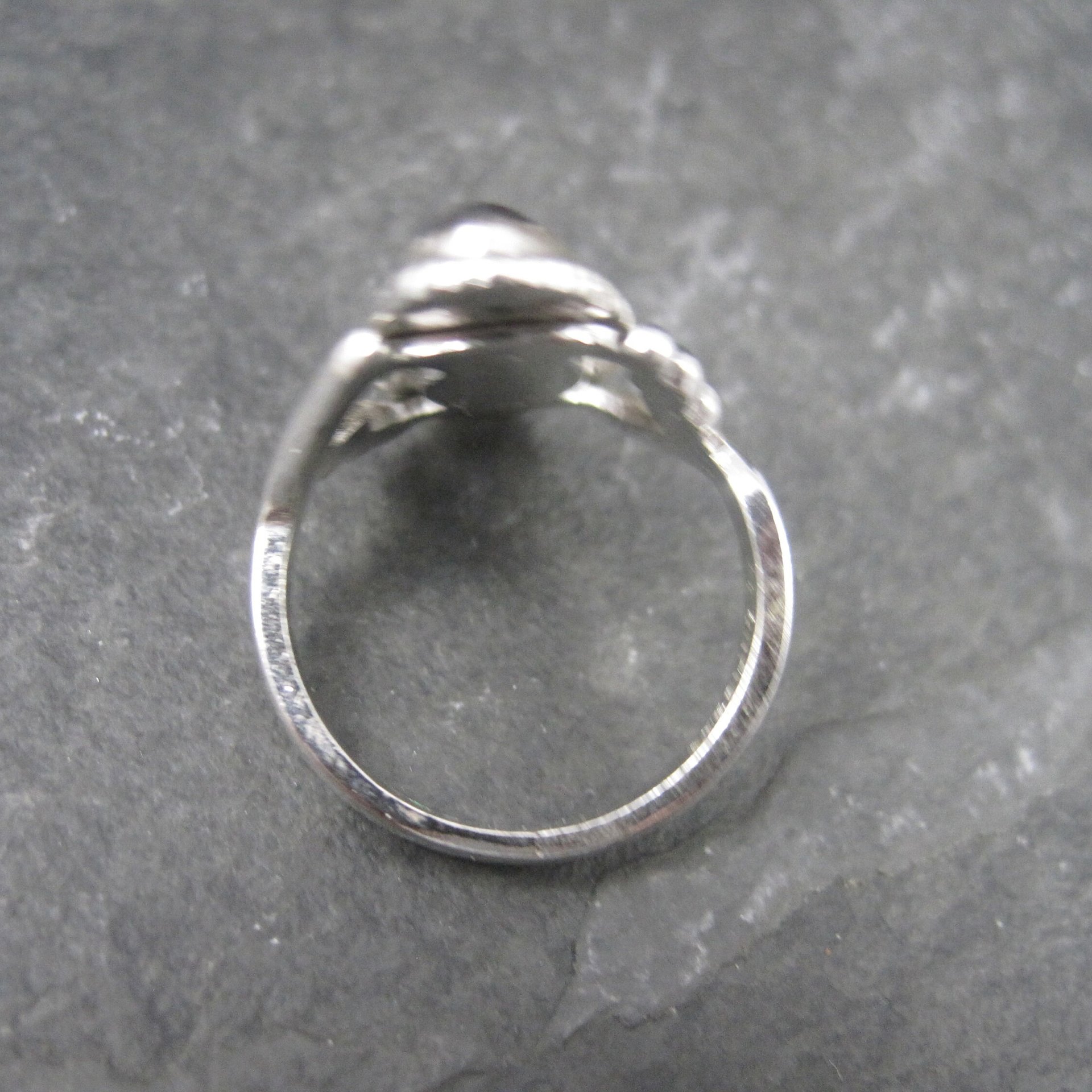 Vintage Southwestern Sterling Hematite Ring