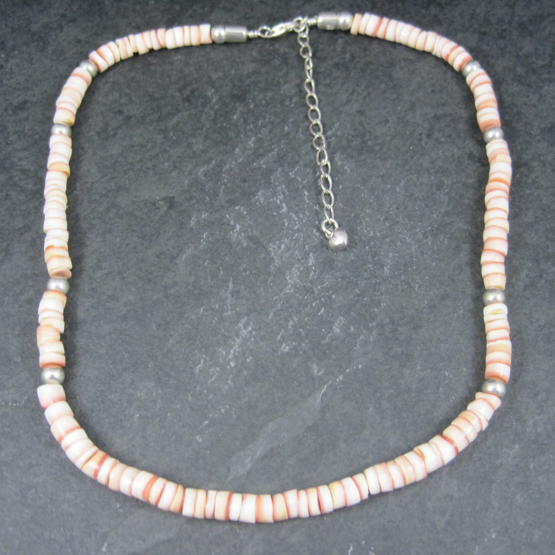 Vintage Sterling Shell Necklace Desert Rose Trading