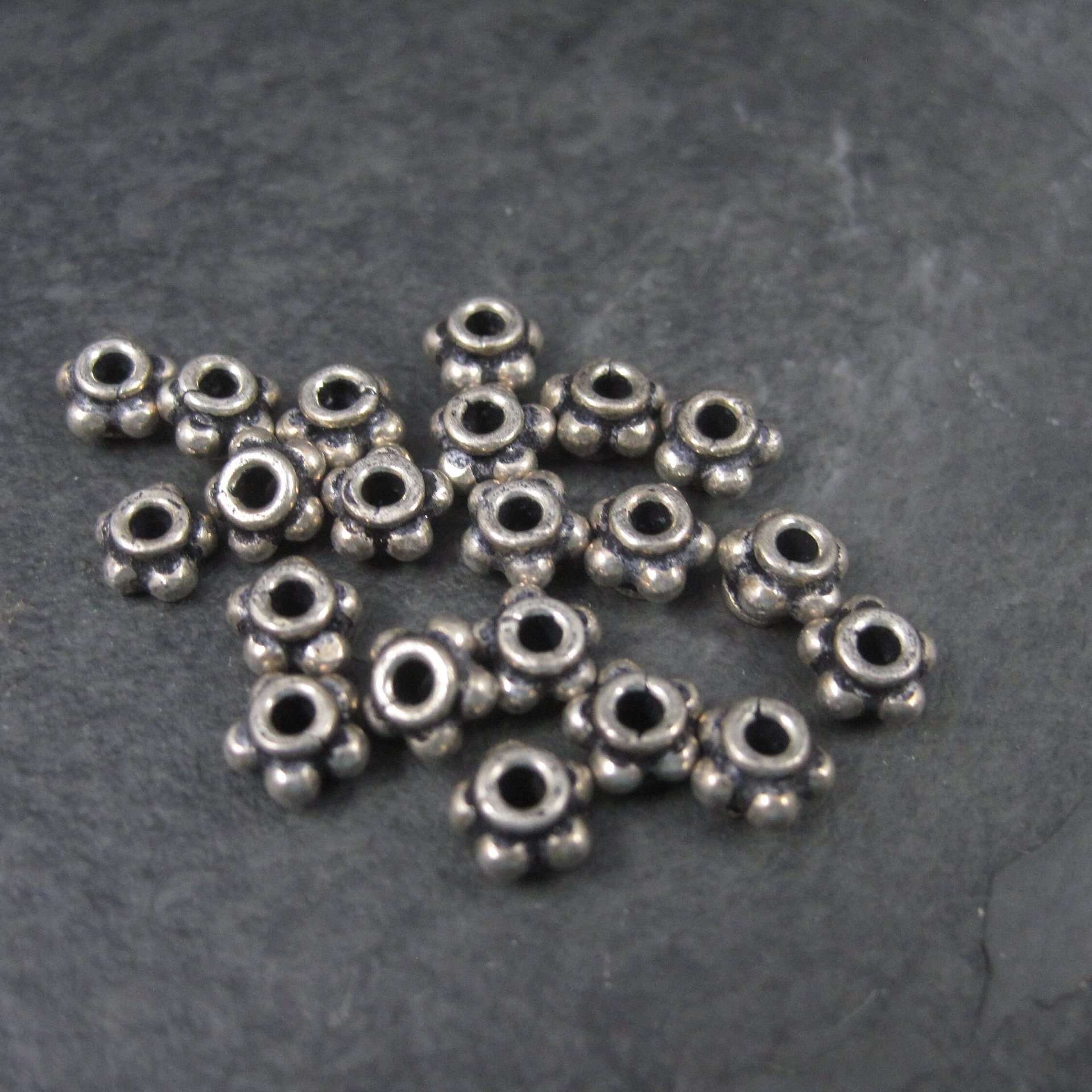Destash Sterling Beads 6x3mm 9.9 grams