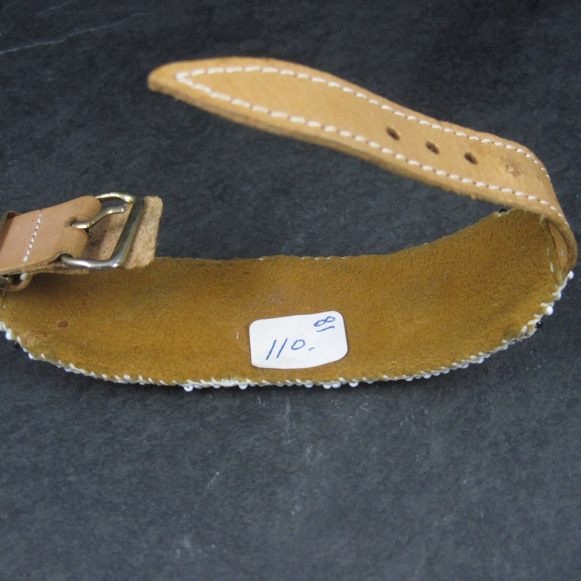 Vintage Butterfly Beaded Watch Band Paiute Jenny Dick