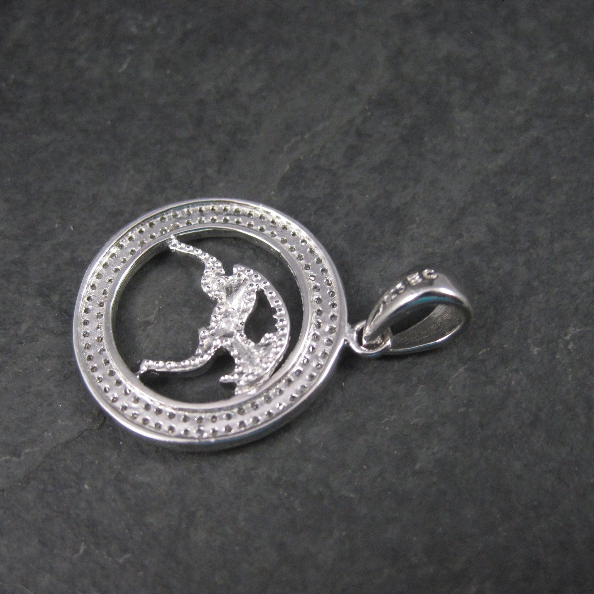 Sterling Zodiac Capricorn Pendant