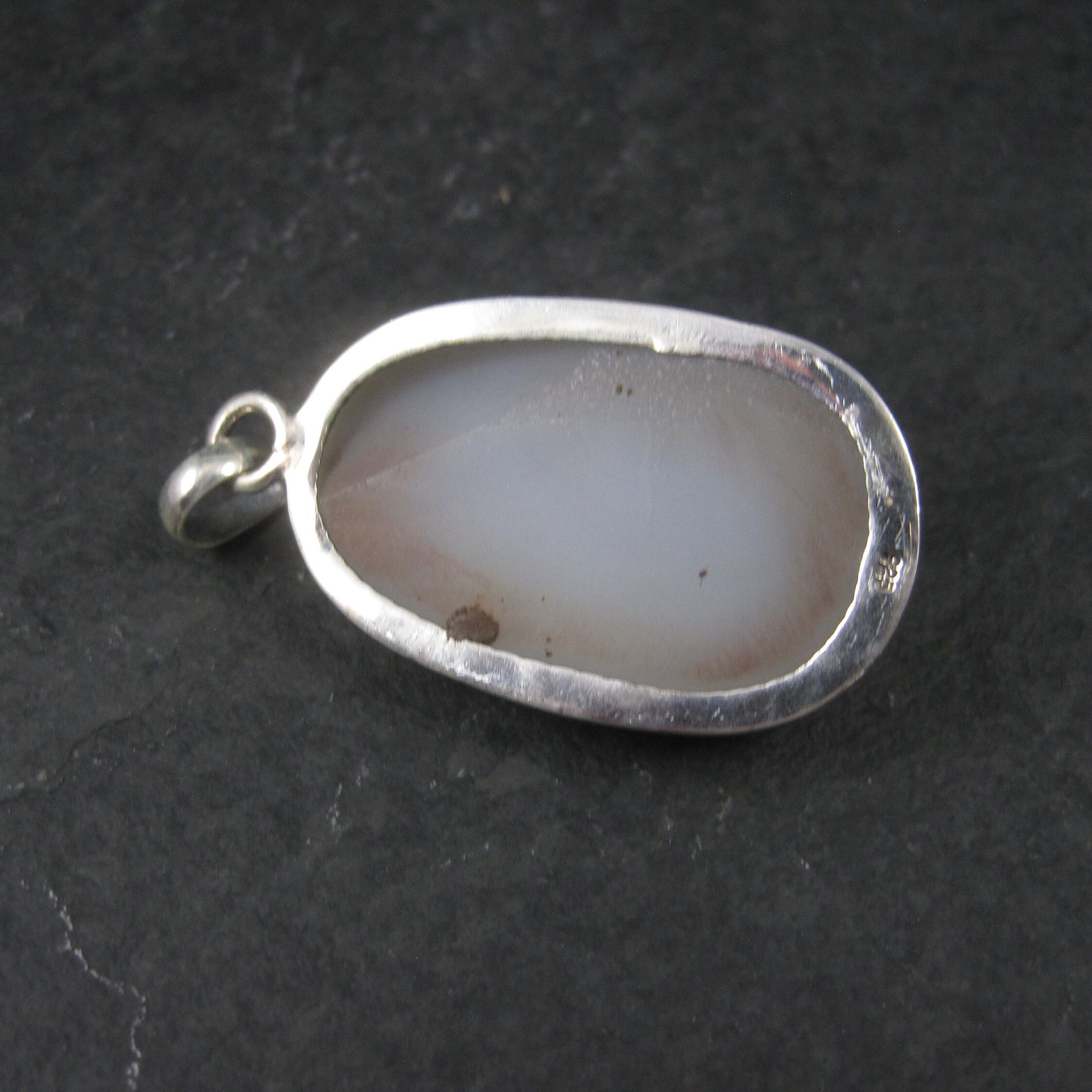 Chunky Sterling Druzy Pendant