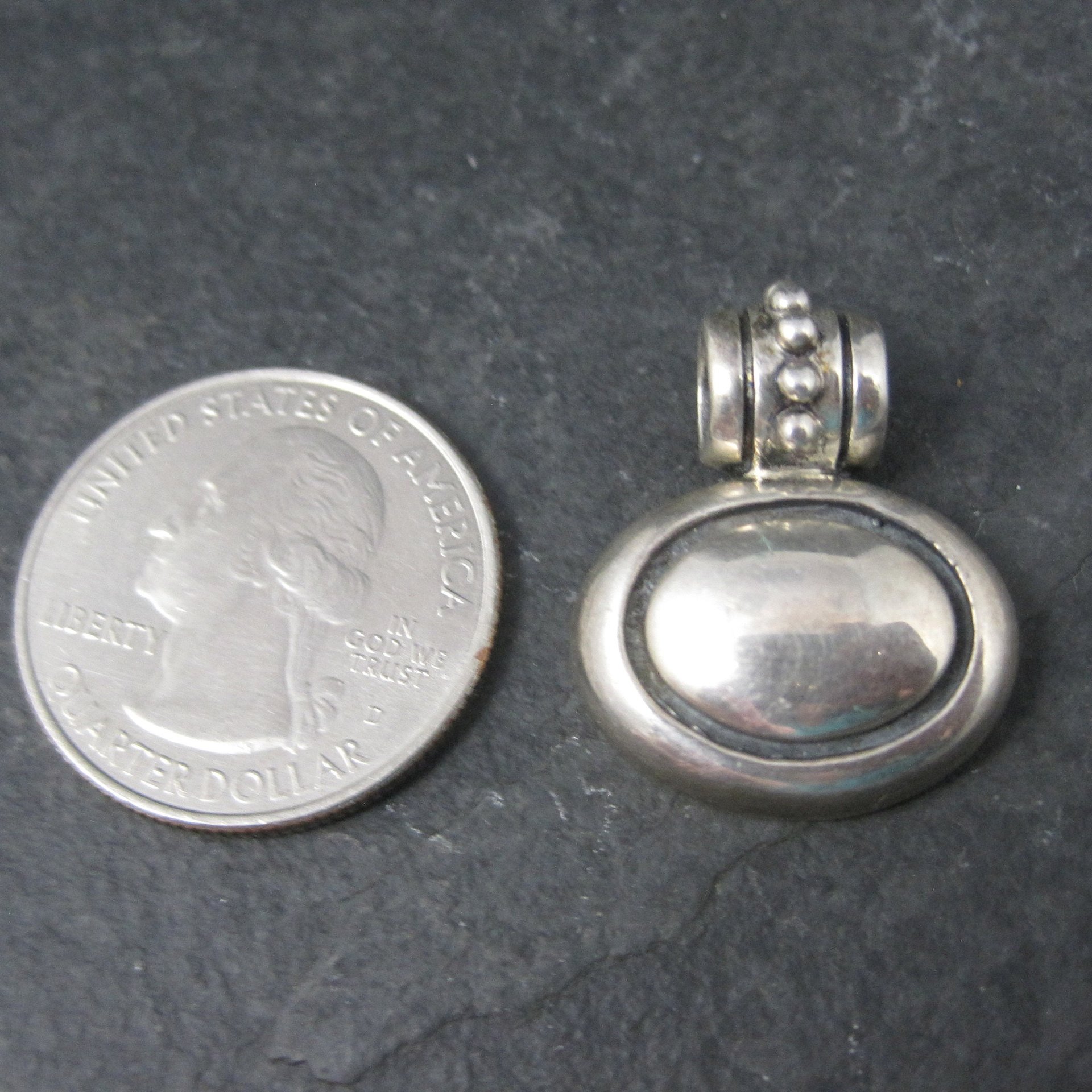 Sterling Thailand Mod Unisex Pendant
